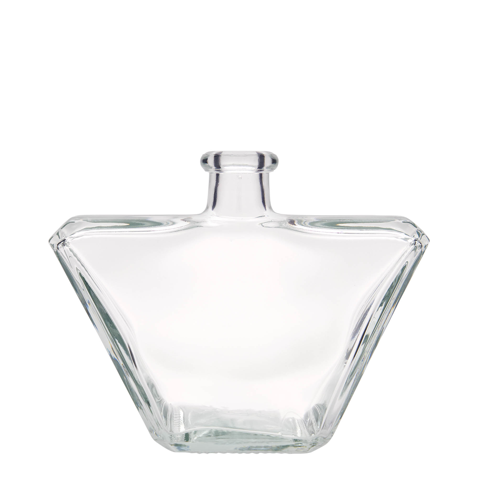 500 ml glazen fles 'Charly', rechthoekig, opening: kurk 500 ml glazen fles 'Charly', rechthoekig, opening: kurk