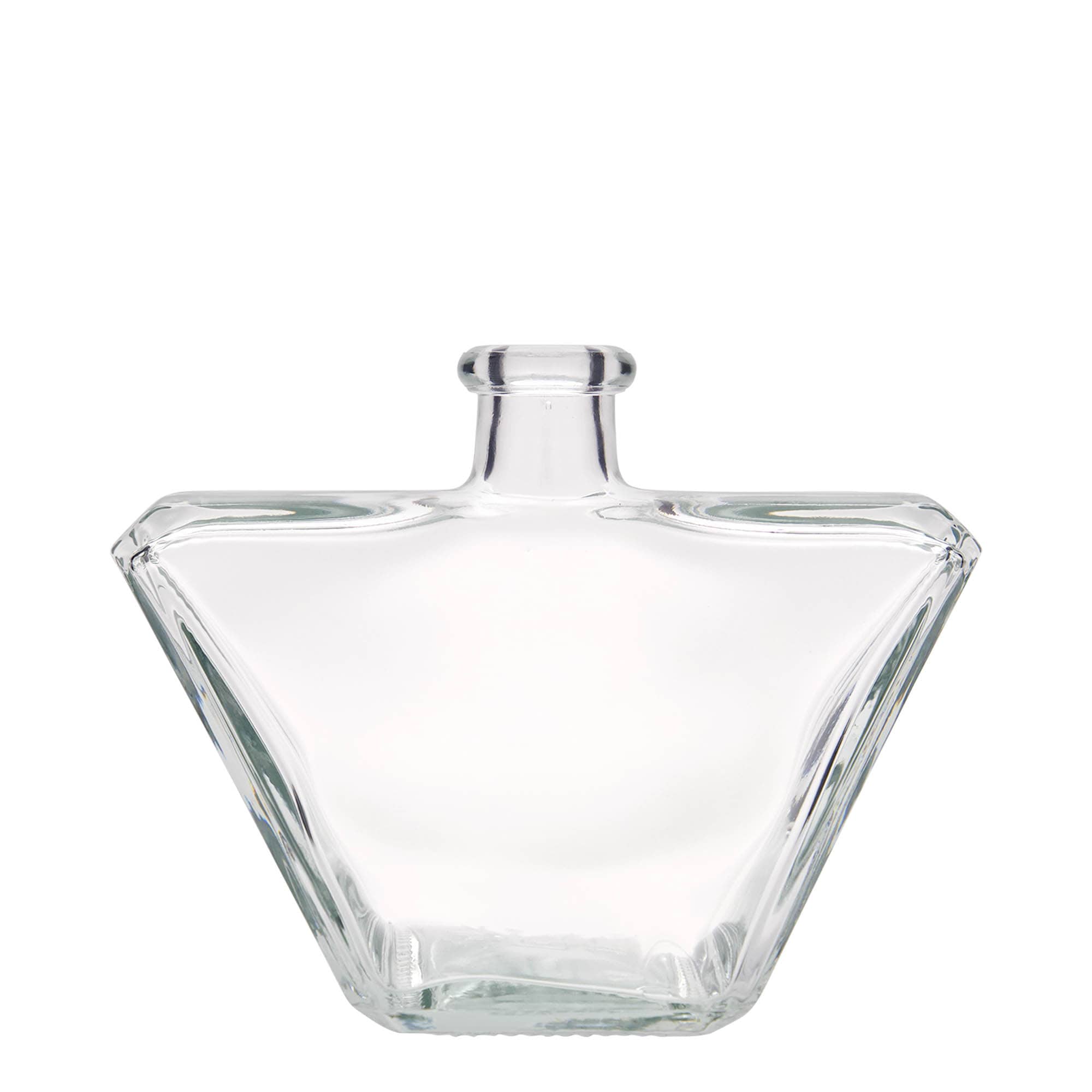 500 ml glazen fles 'Charly', rechthoekig, opening: kurk