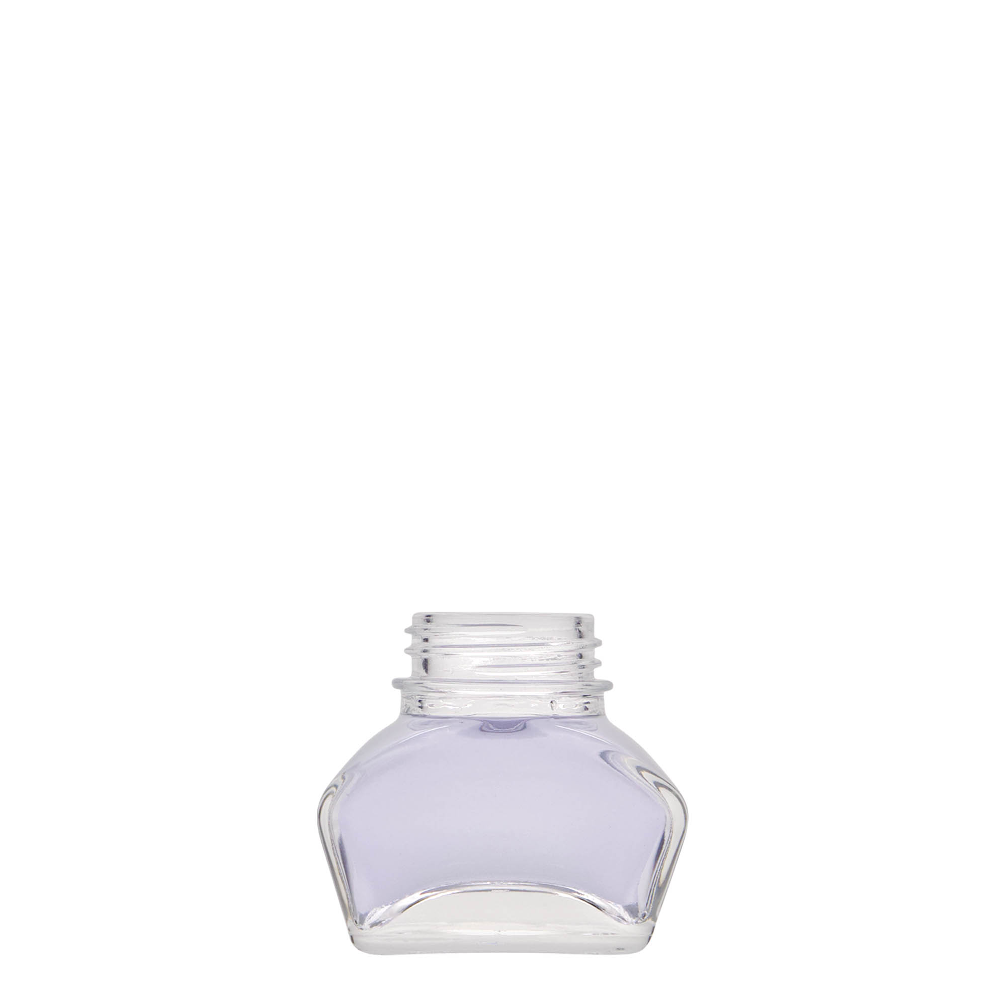 30 ml inktpot, rechthoekig, opening: schroefdop 30 ml inktpot, rechthoekig, opening: schroefdop