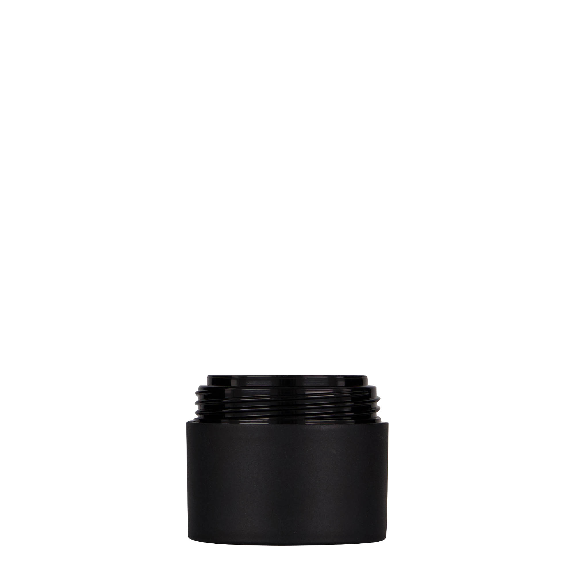 30 ml kunststofpot 'Antonella', PP, zwart, opening: schroefdop 30 ml kunststofpot 'Antonella', PP, zwart, opening: schroefdop