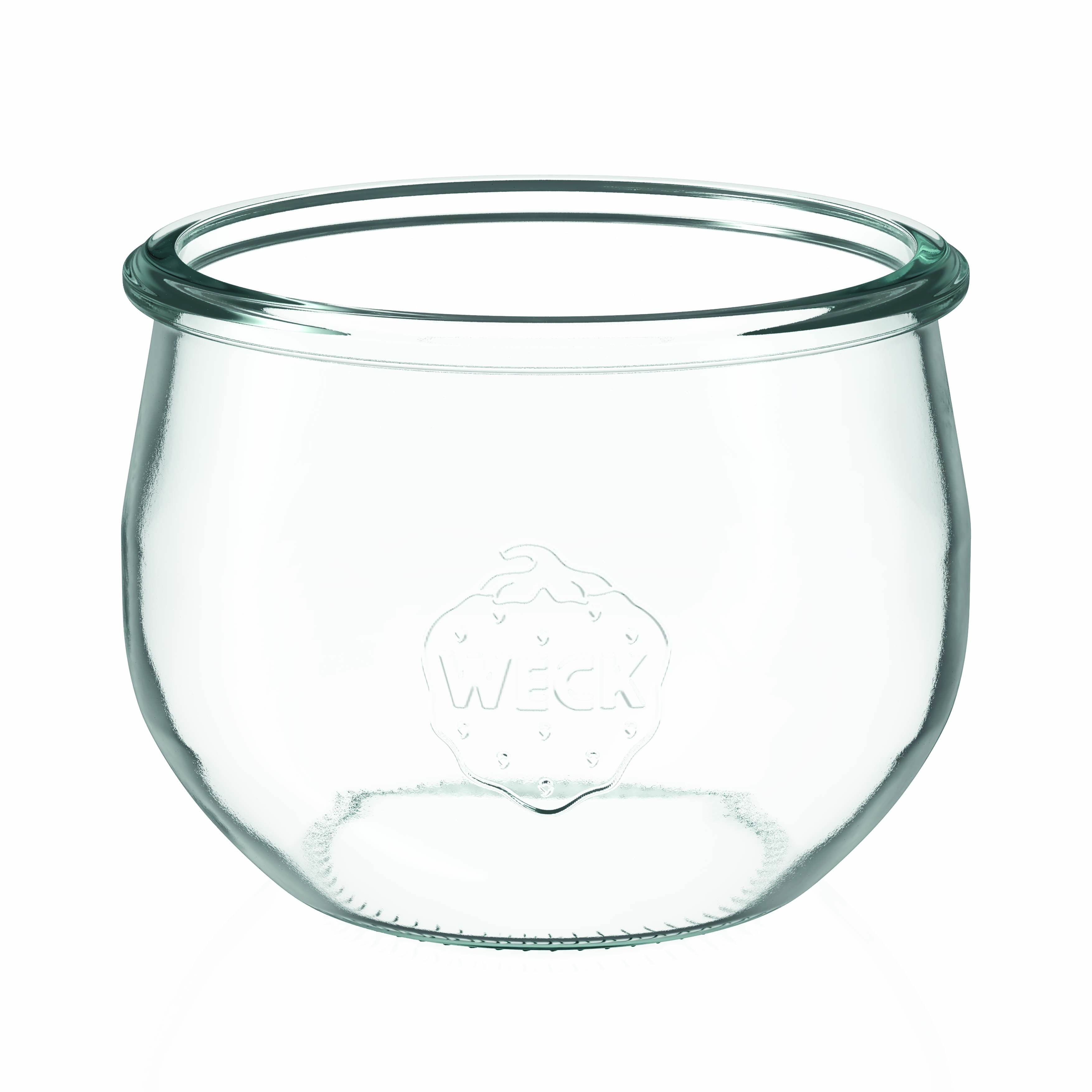6x 580 ml WECK-tulpenpot met glazen deksel RR 100