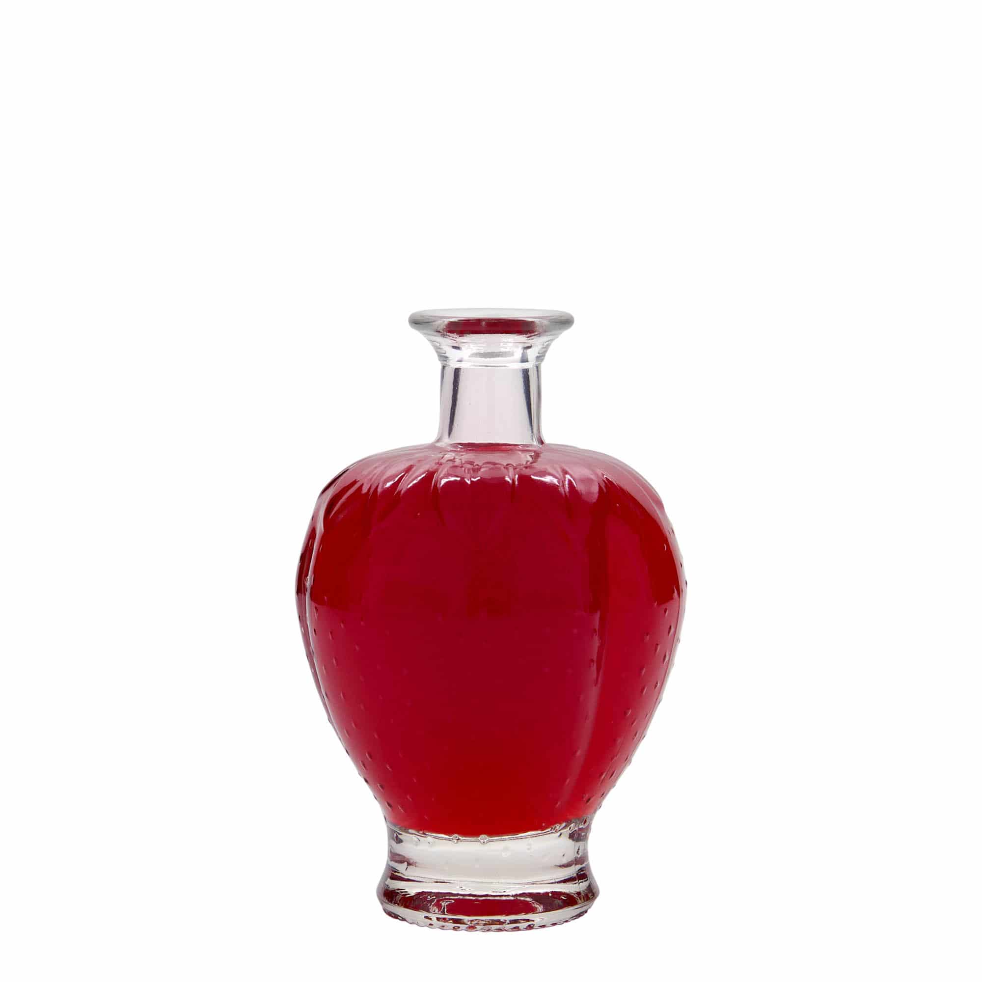 200 ml glazen fles 'Aardbei', opening: kurk