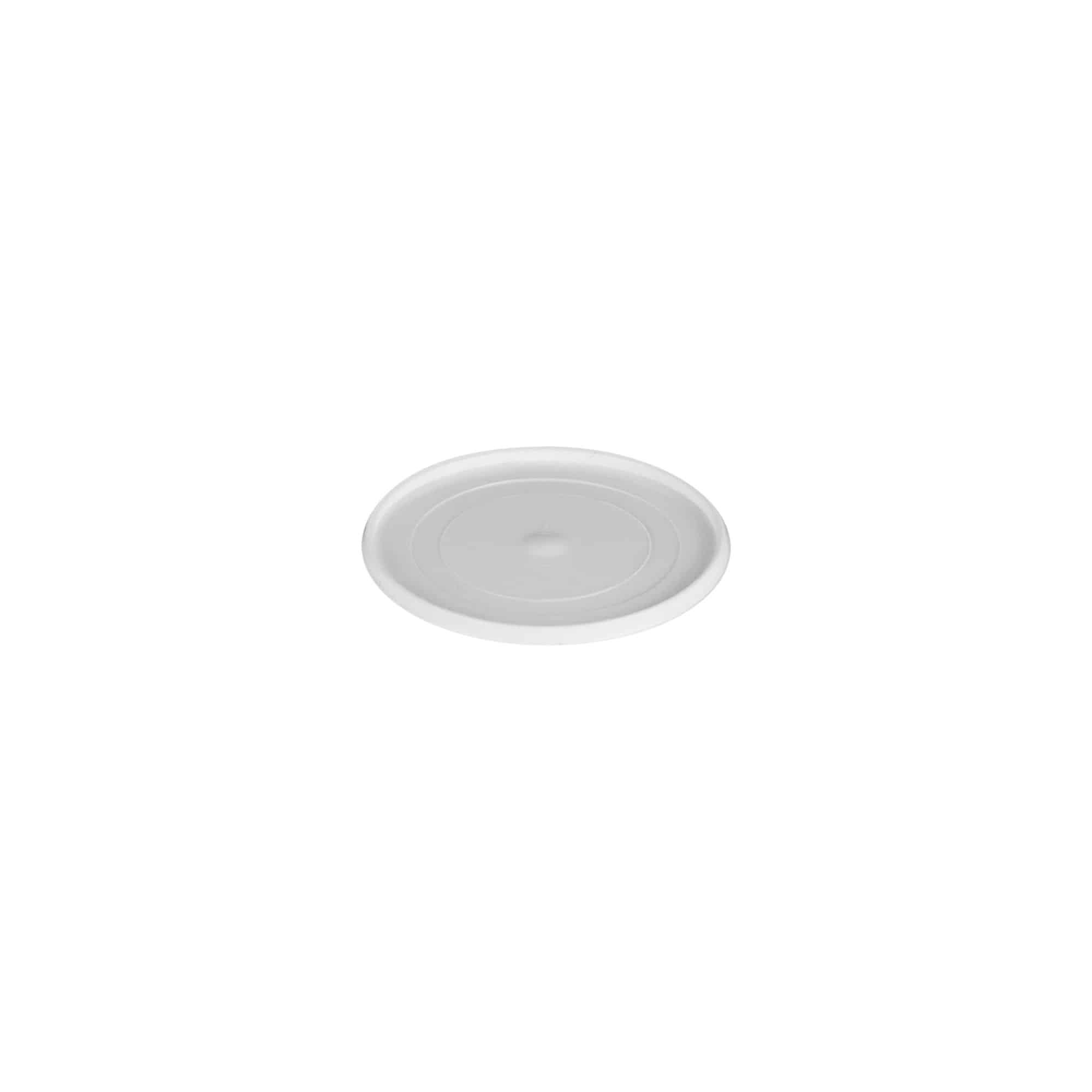 Afdekschijf voor 5 ml 'Bianca', PP-kunststof, wit