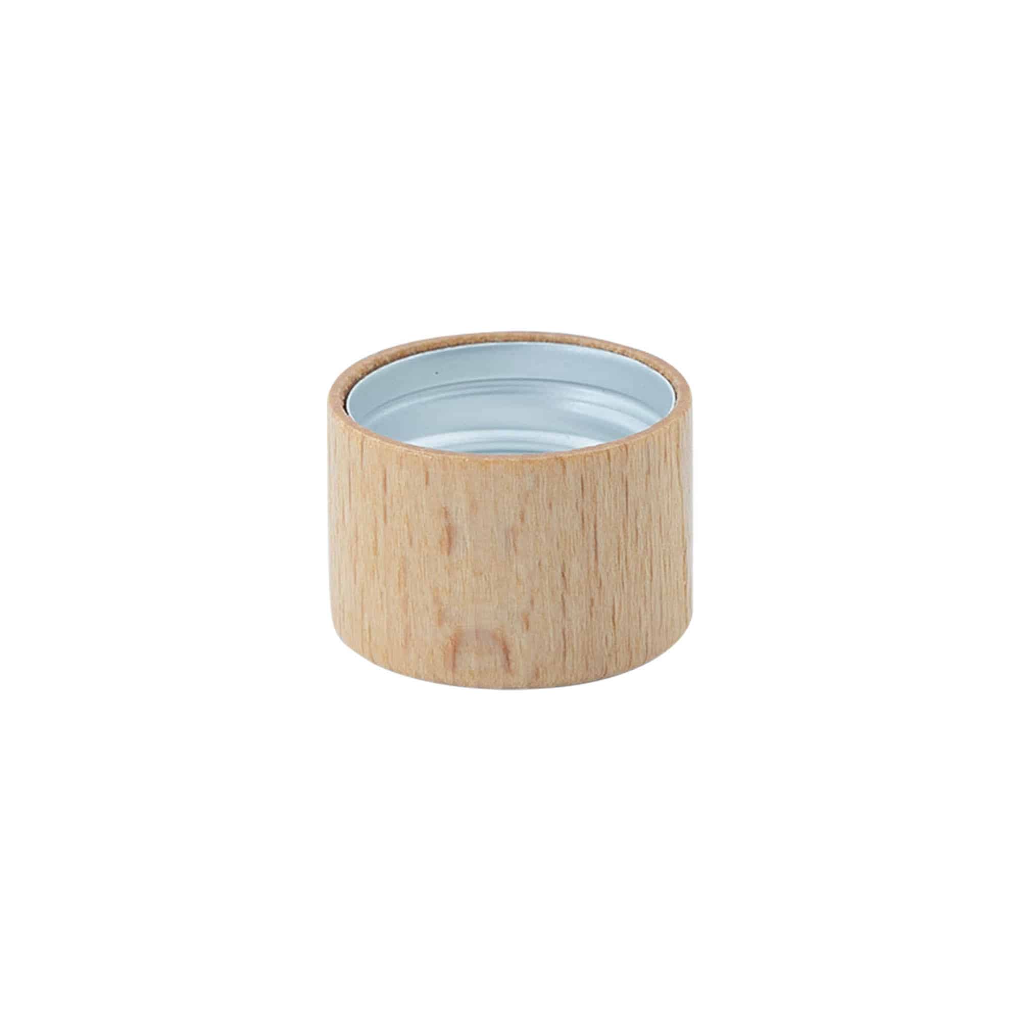Schroefsluiting, metaal-hout, houtkleur, voor monding: PP 28