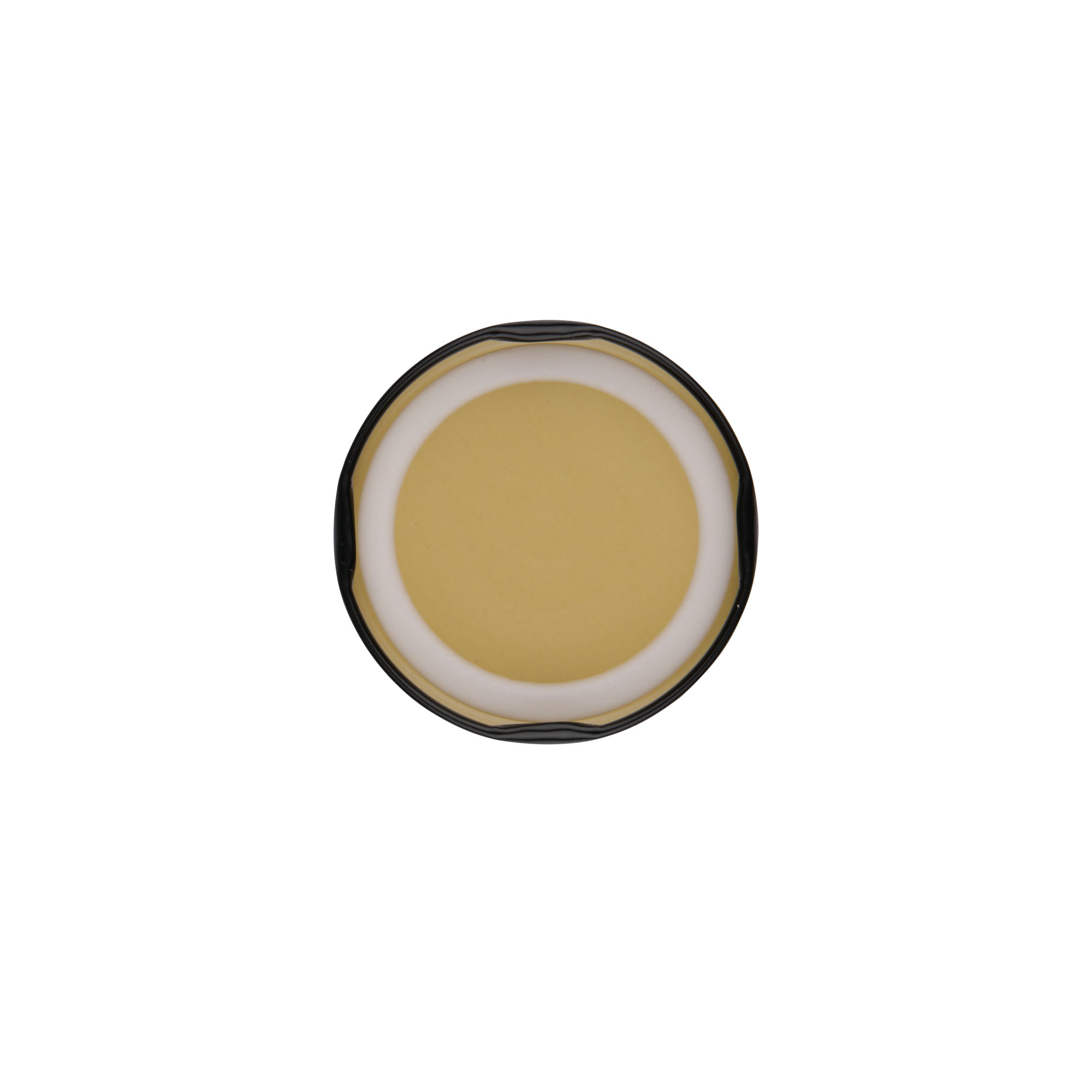 Twist-off-deksel, witblik, zwart, voor opening: TO 58