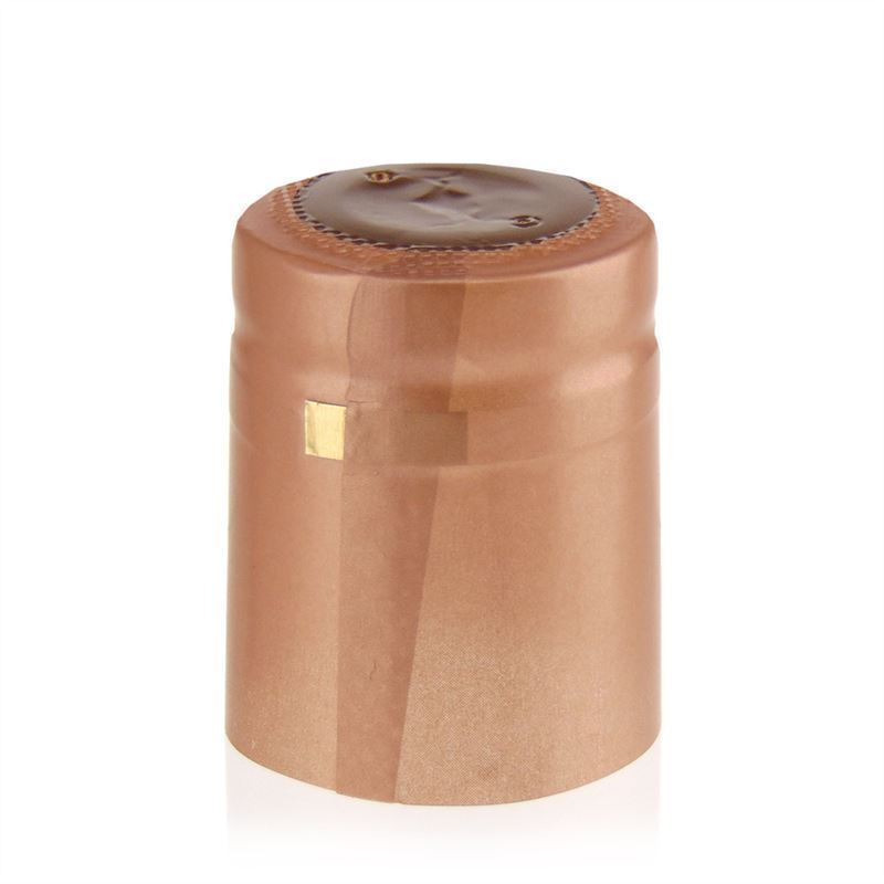 Krimpcapsule 32x41, pvc-kunststof, terracotta