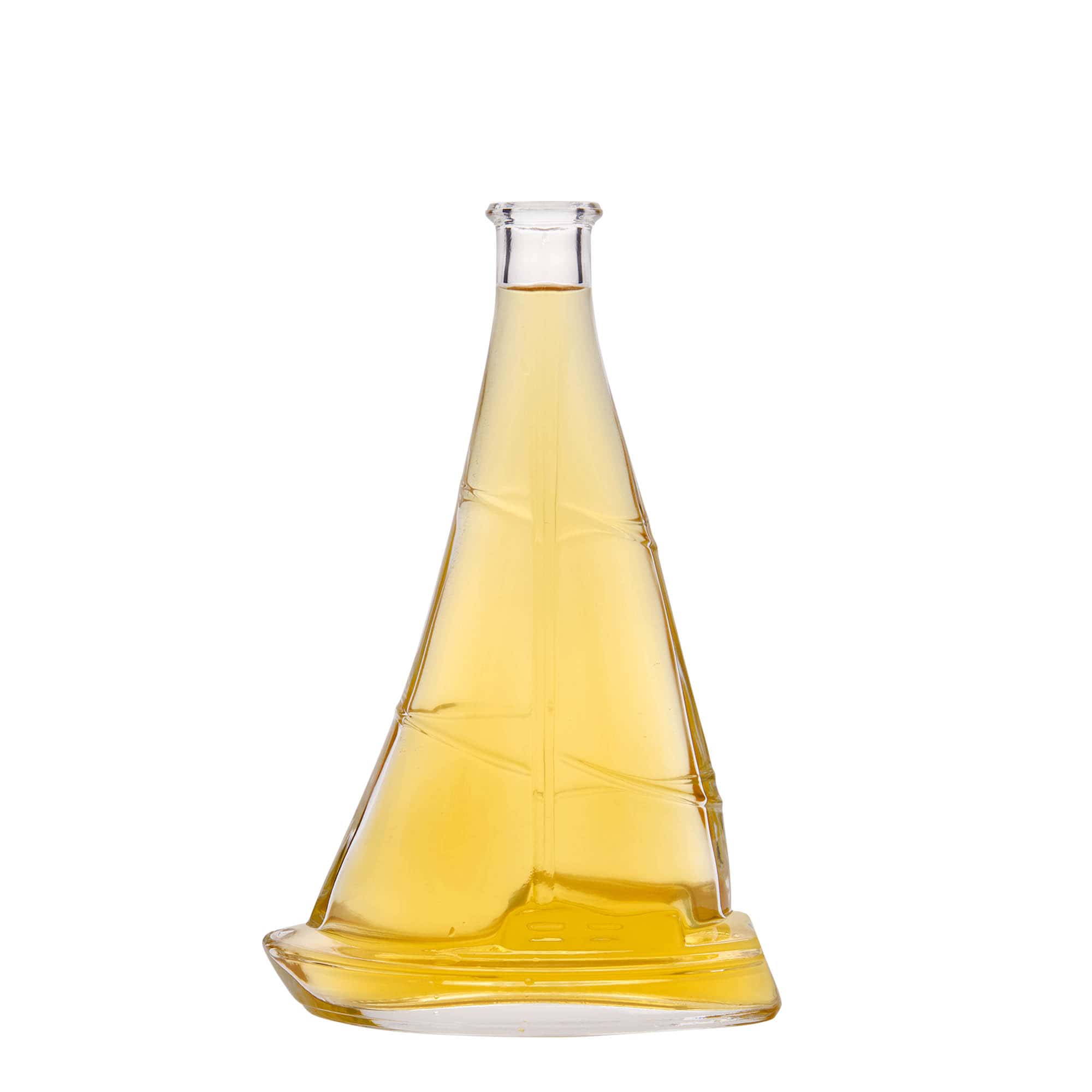 350 ml glazen fles 'Zeilboot', opening: kurk