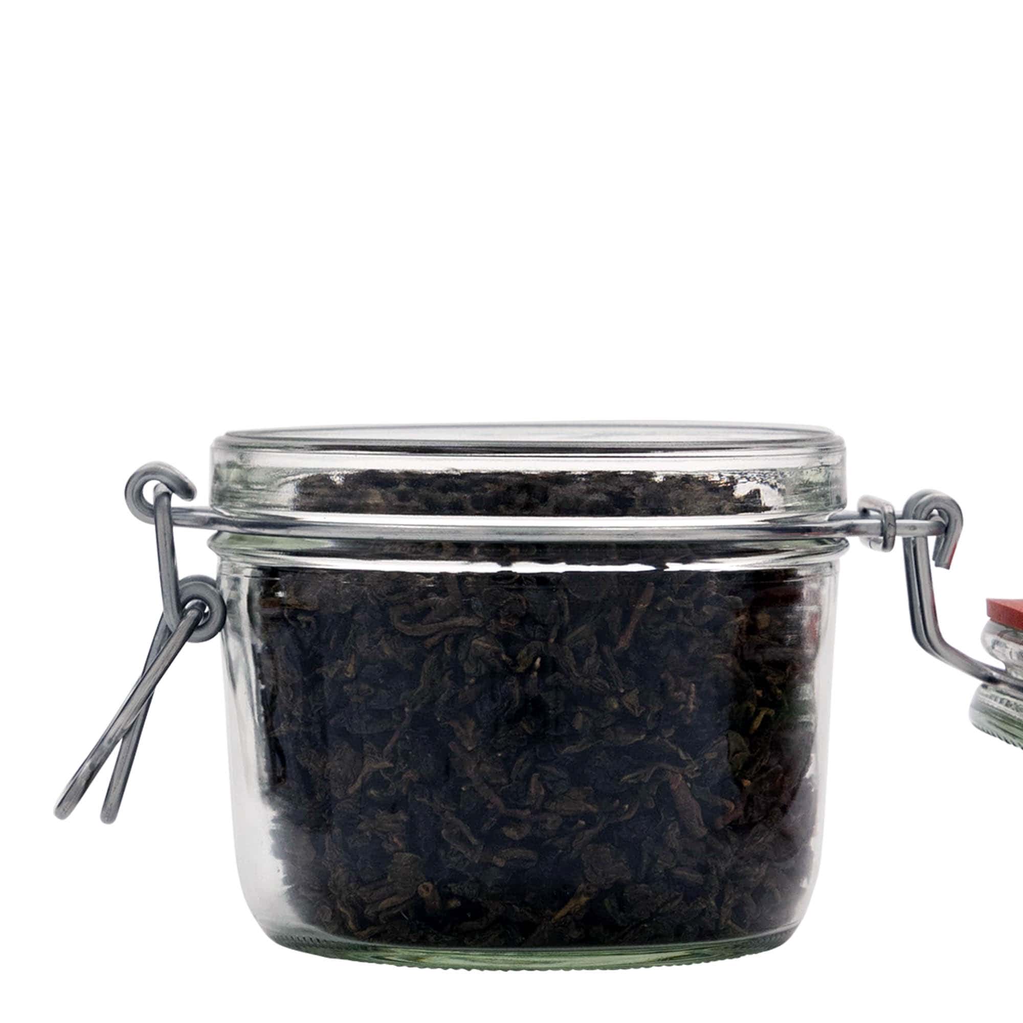 400 ml plat draadbeugelfles, opening: draadbeugelafsluiting