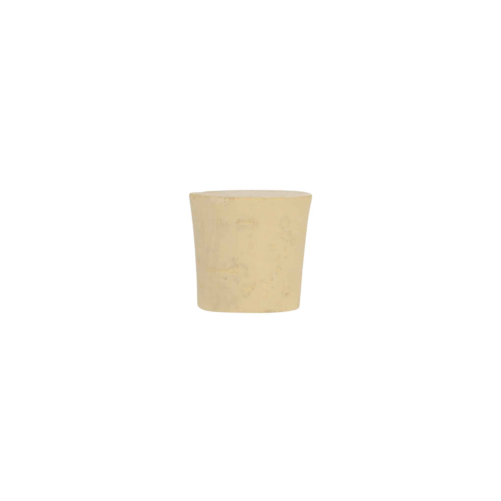 Conische kurk 24-28 x 27, perskurk, beige, voor monding: kurk Conische kurk 24-28 x 27, perskurk, beige, voor monding: kurk
