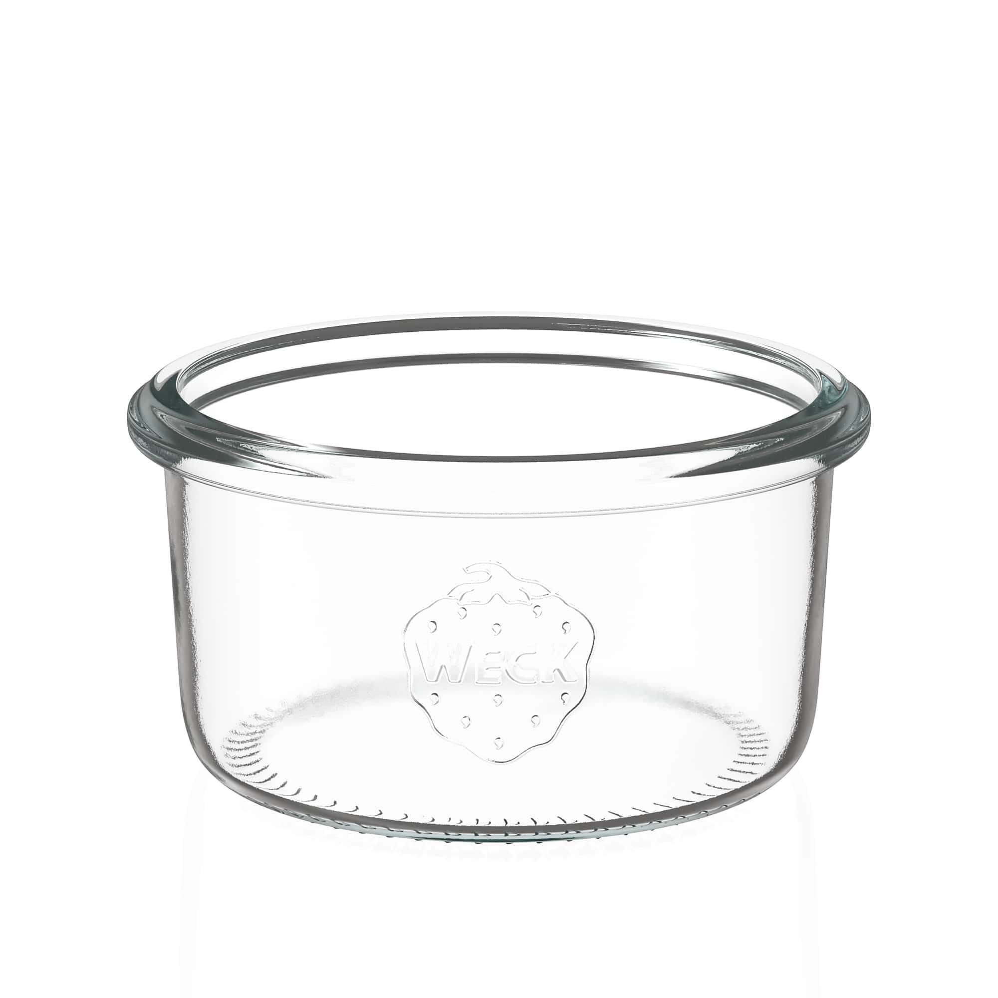 12x 165 ml WECK-stortglas met glazen deksel RR 80