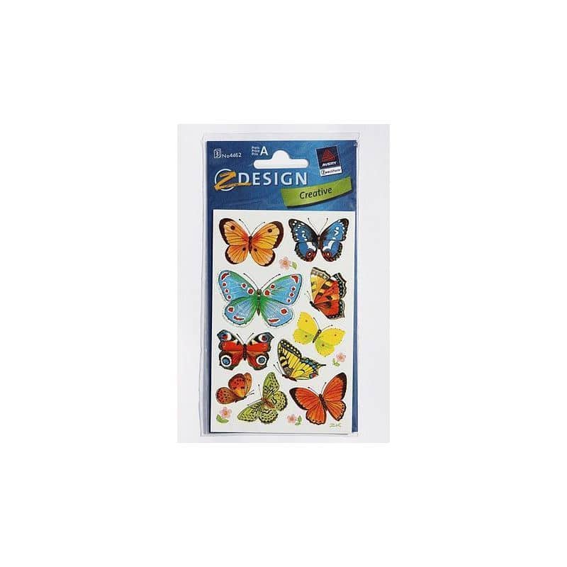 Zweckform stickers 'Vlinders', meerkleurig Zweckform stickers 'Vlinders', meerkleurig
