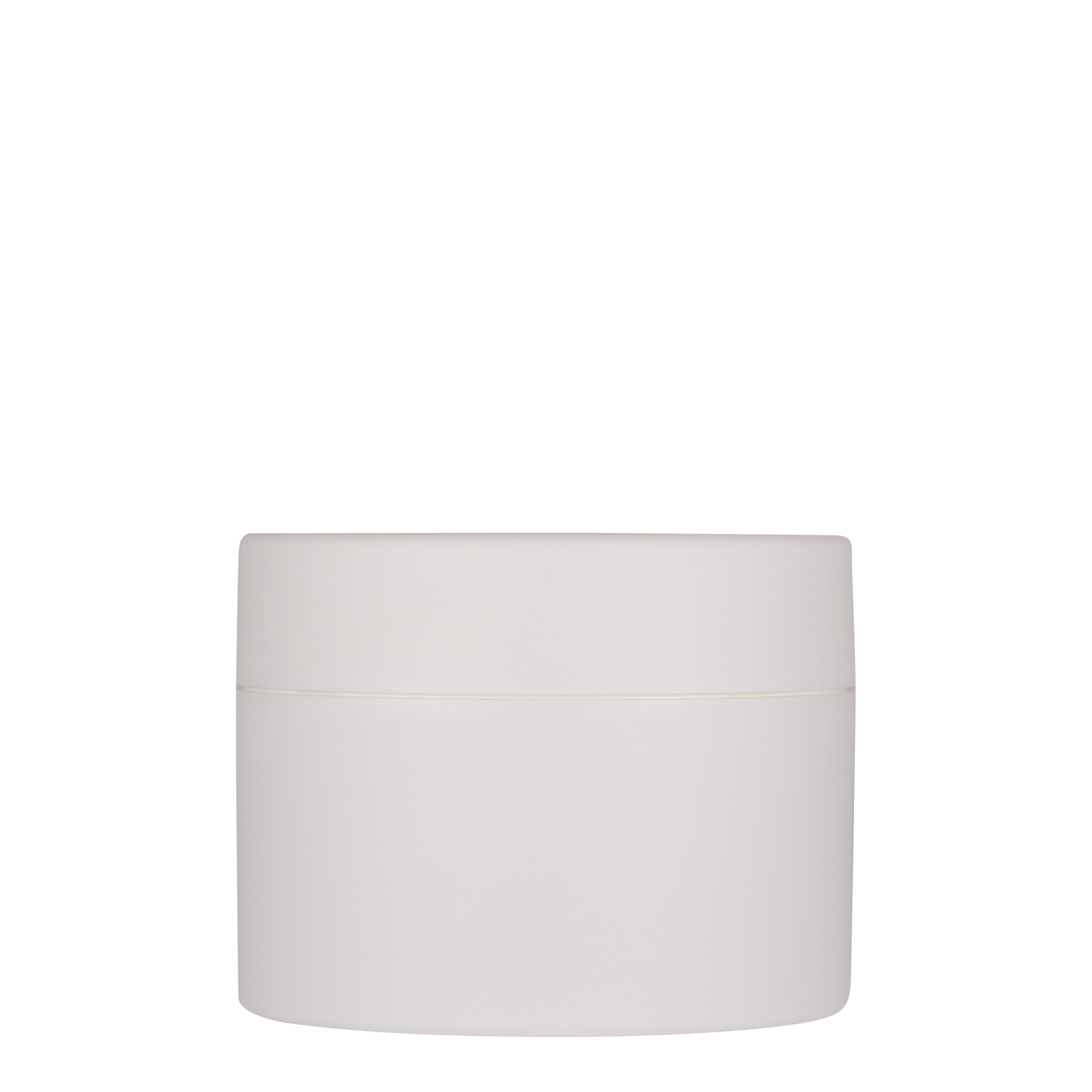 250 ml kunststofbus 'Antonella', PP, wit, opening: schroefdop