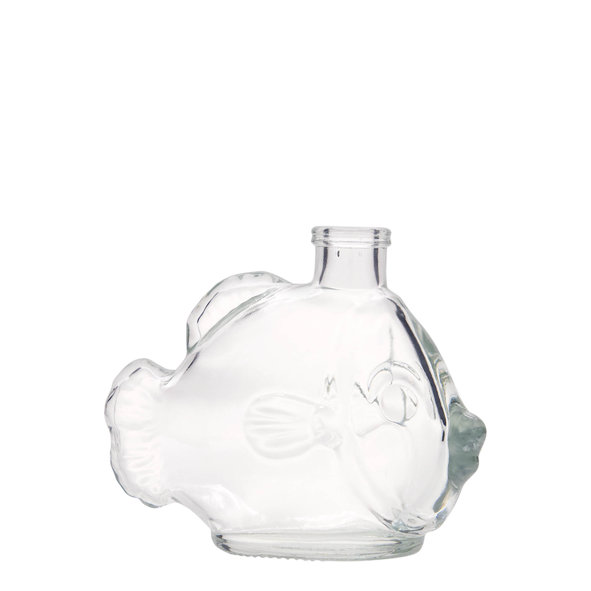 200 ml glazen fles 'Vis', opening: kurk 200 ml glazen fles 'Vis', opening: kurk