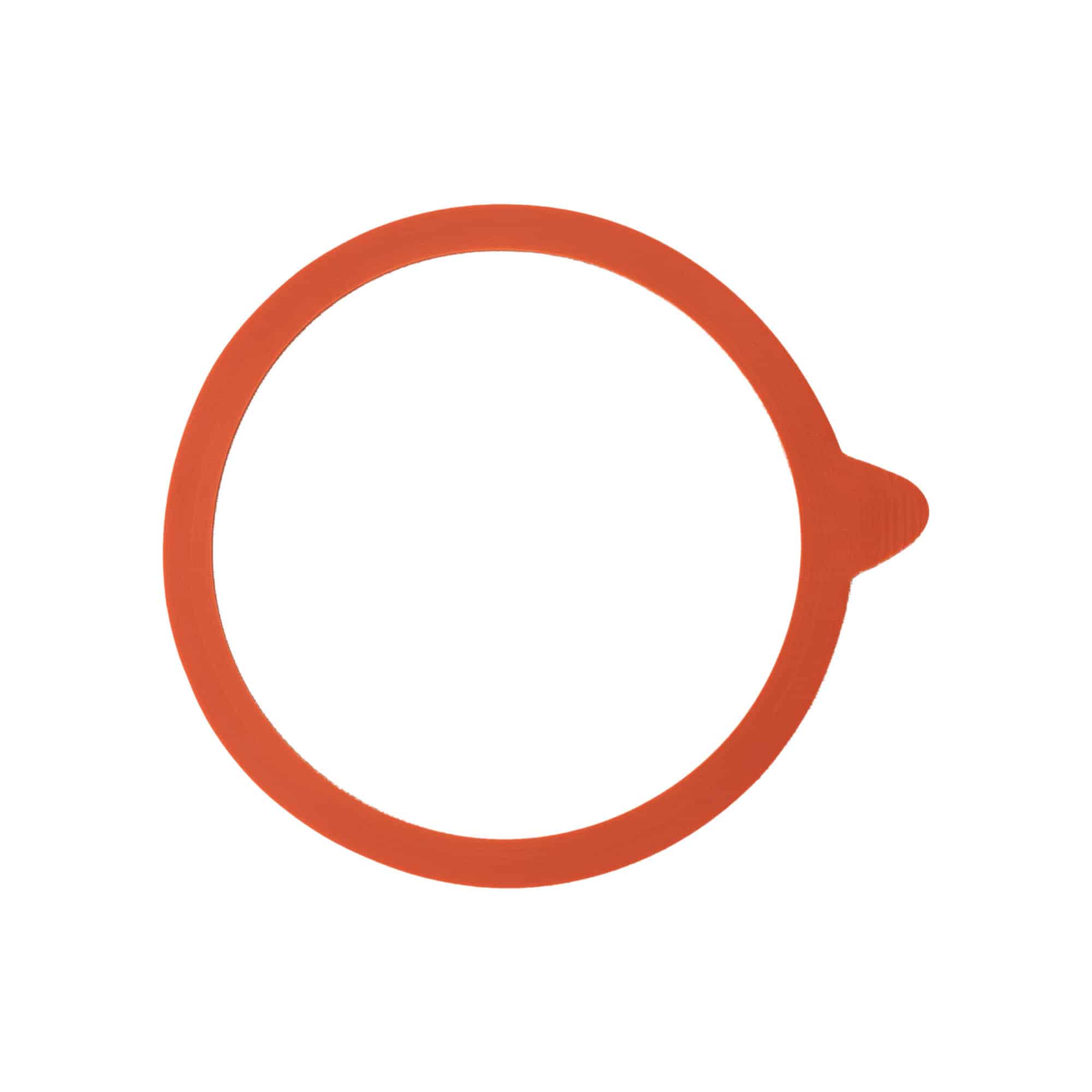 WECK-inmaakring RR100, rood, monding: ronde rand WECK-inmaakring RR100, rood, monding: ronde rand