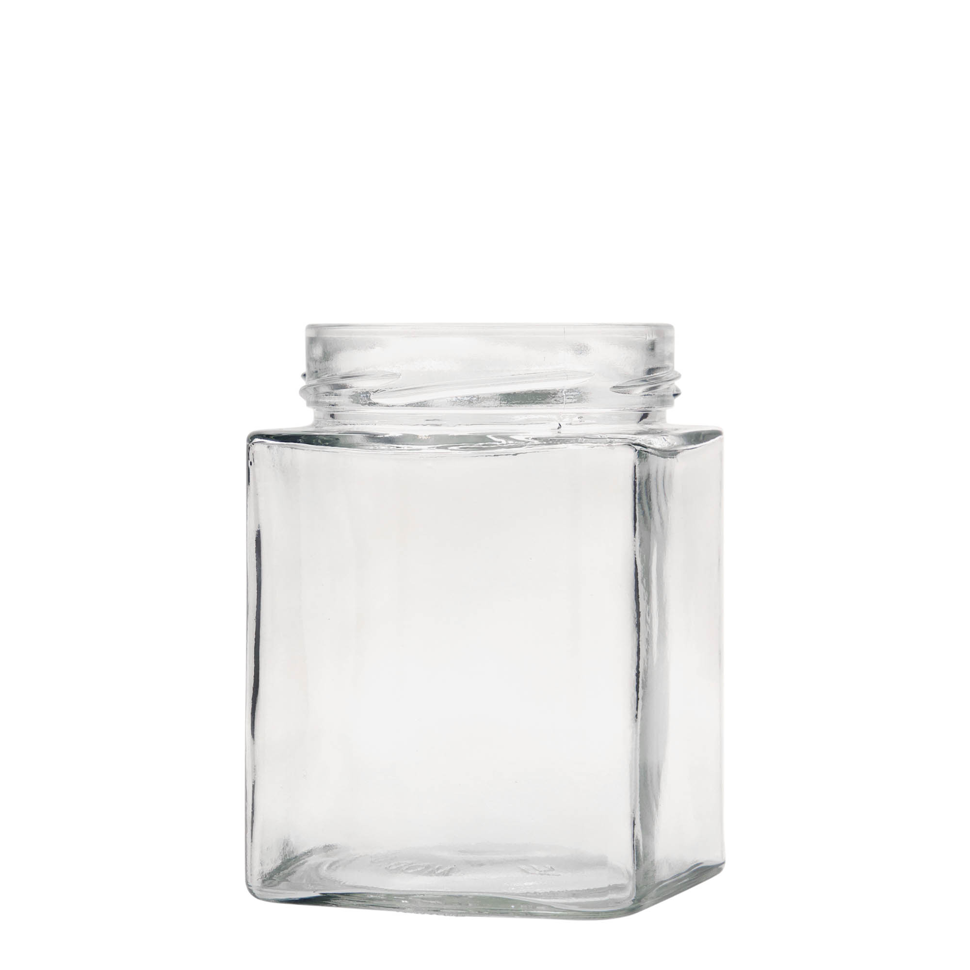 580 ml Vierkantglas 'Ikarus', opening: Deep-Twist-Off (DTO 82)