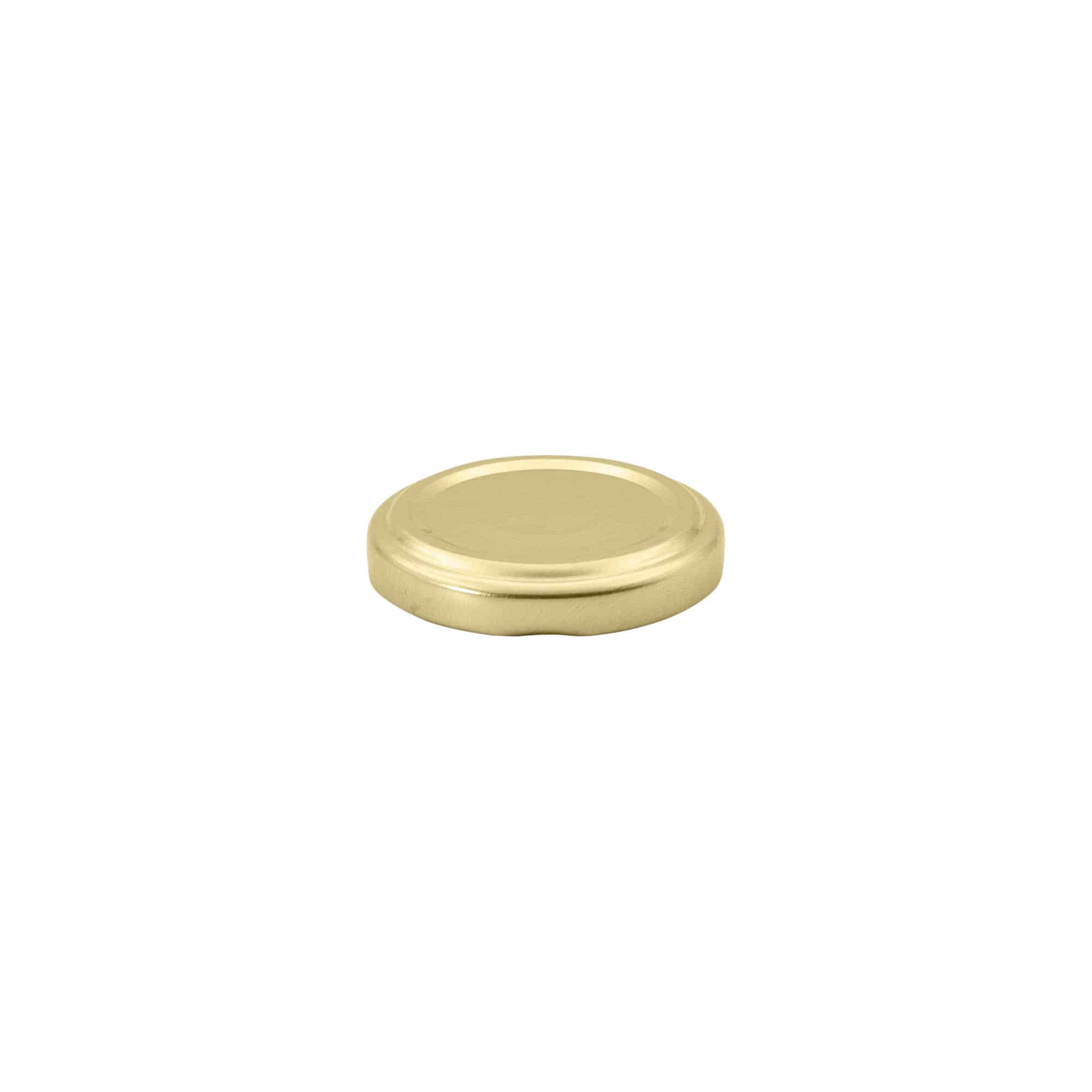 Twist-offdeksel, blik, goud, voor monding: TO 48