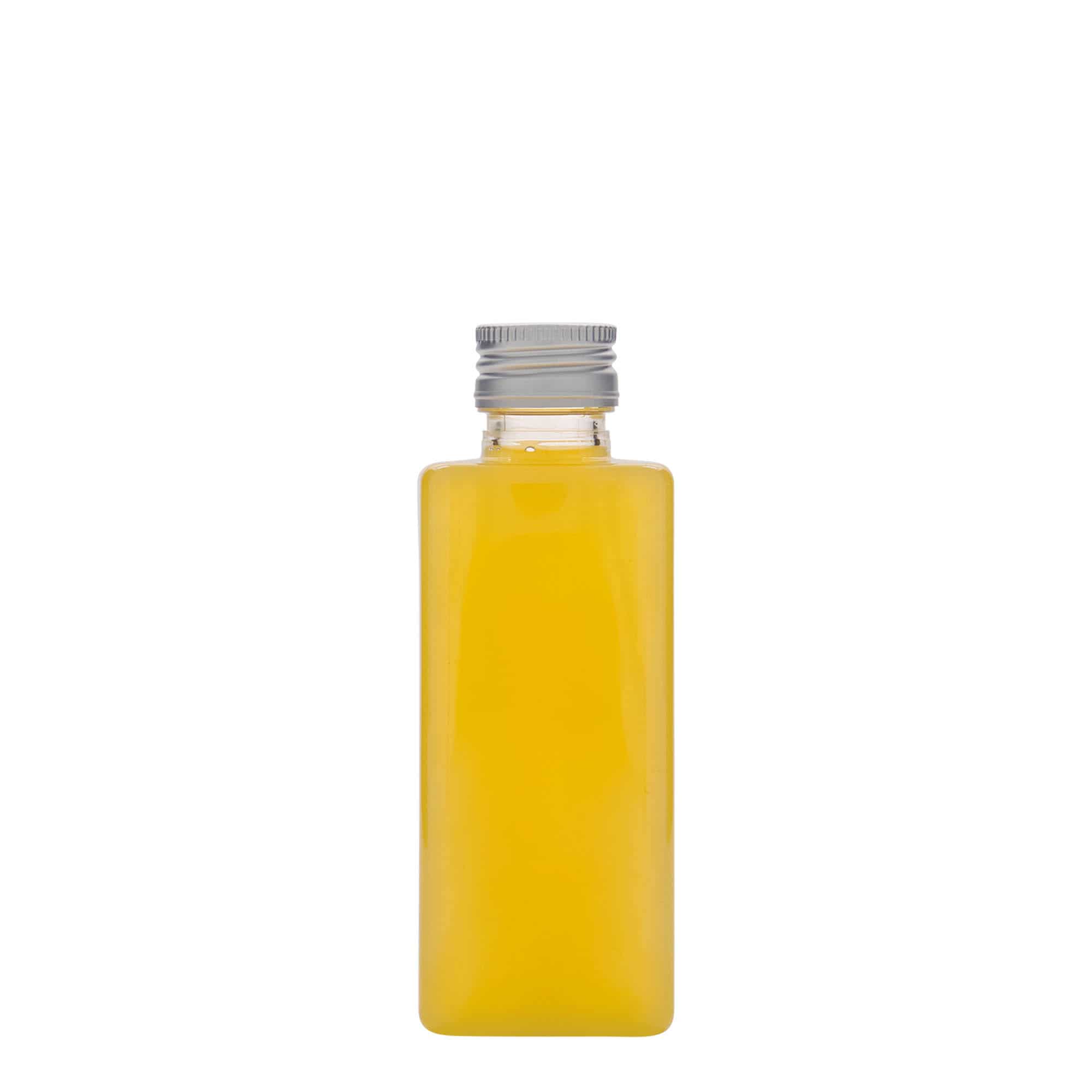 250 ml PET-fles 'Karl', vierkant, kunststof, opening: PP 28
