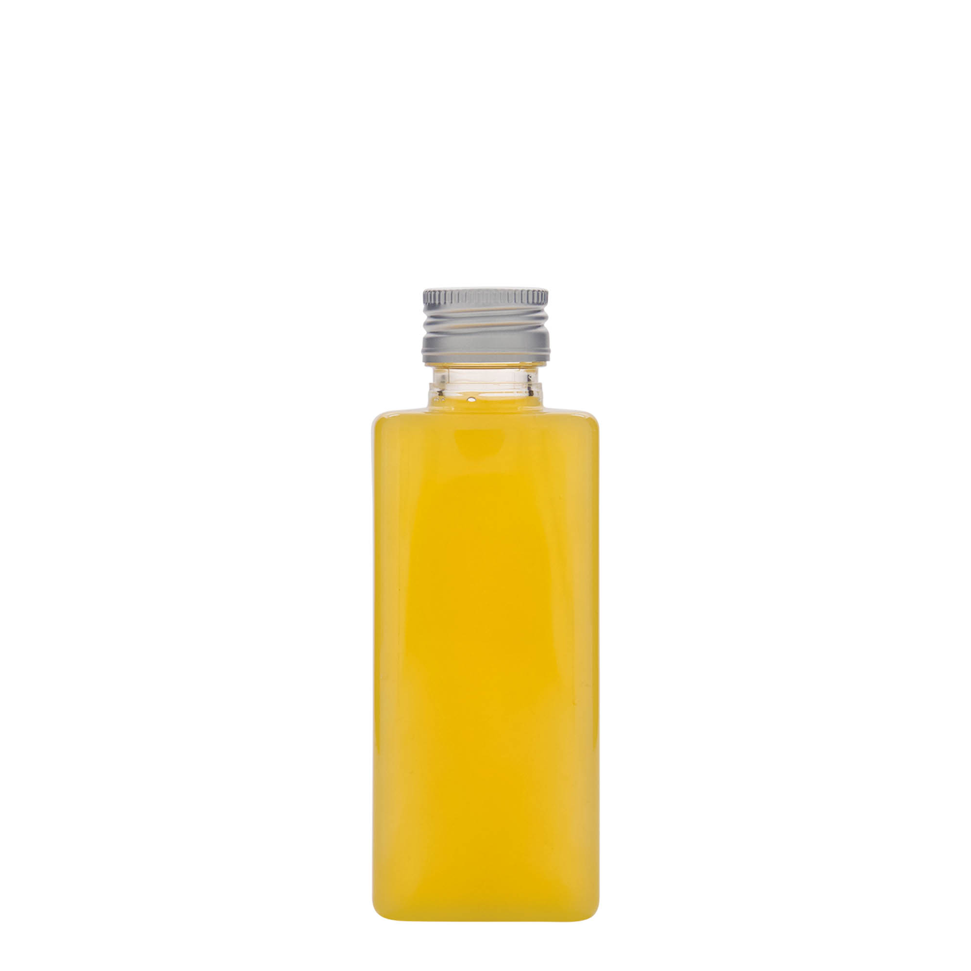 250 ml PET-fles 'Karl', vierkant, kunststof, opening: PP 28