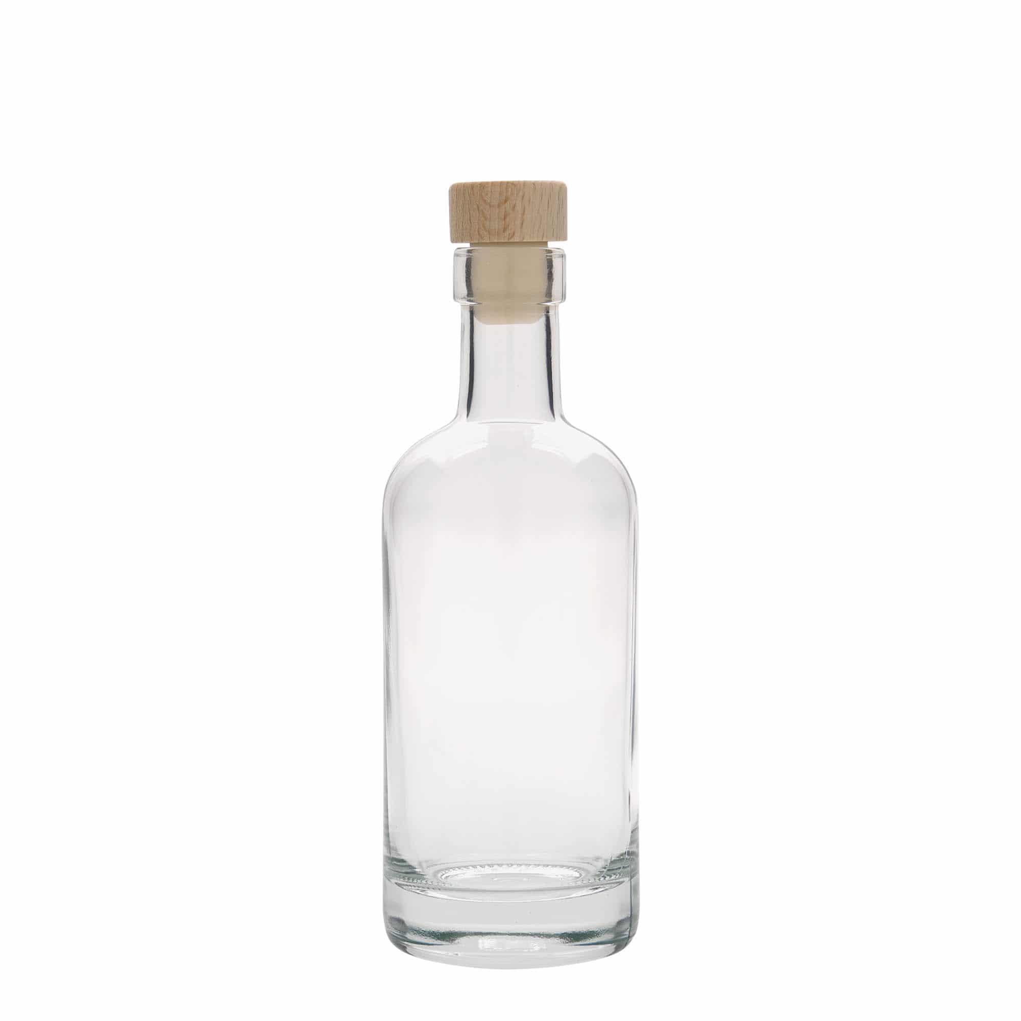 Glazen fles 'Linea Uno', 250 ml, monding: kurk