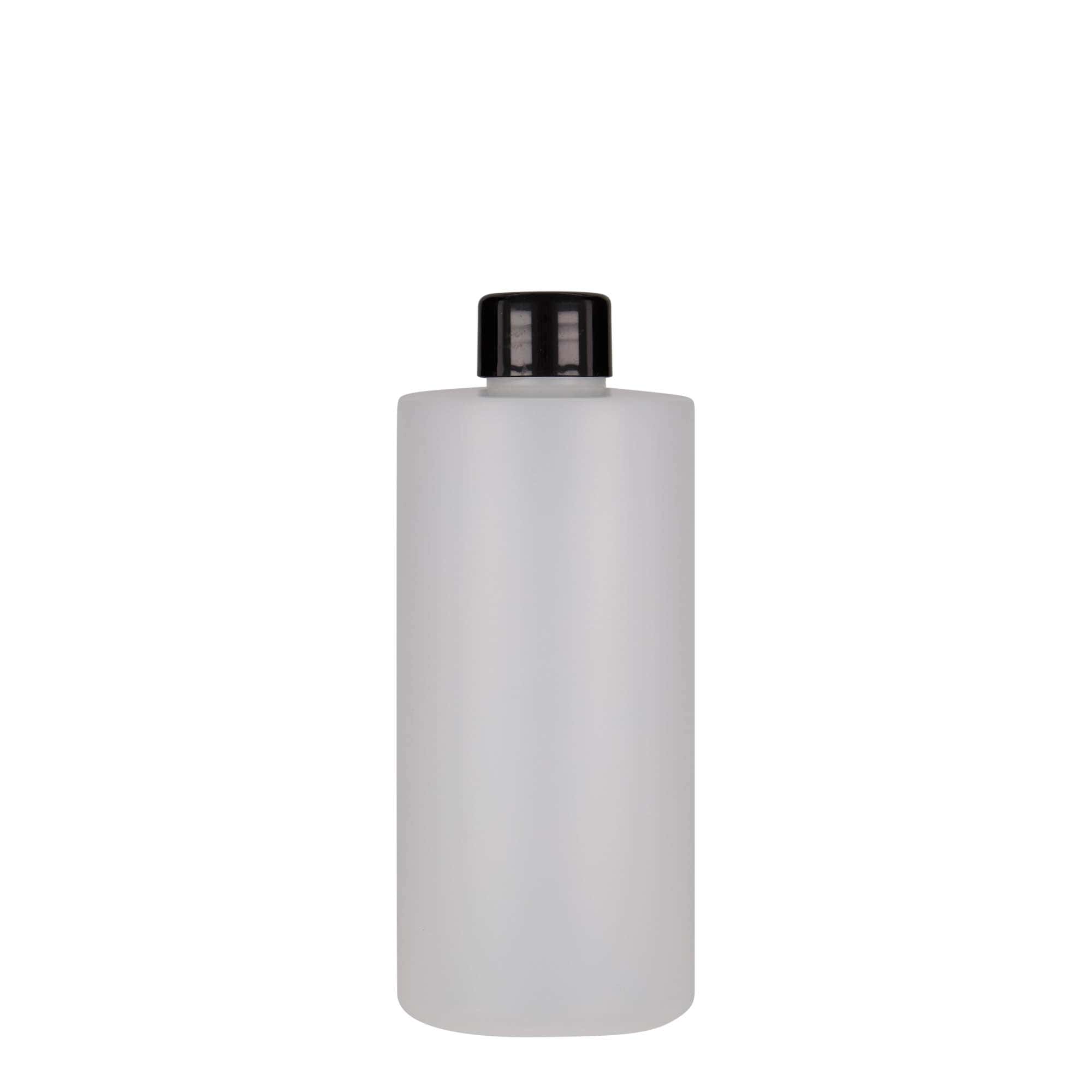 300 ml kunststoffles 'Pipe', HDPE, wit, mondstuk: 24/410