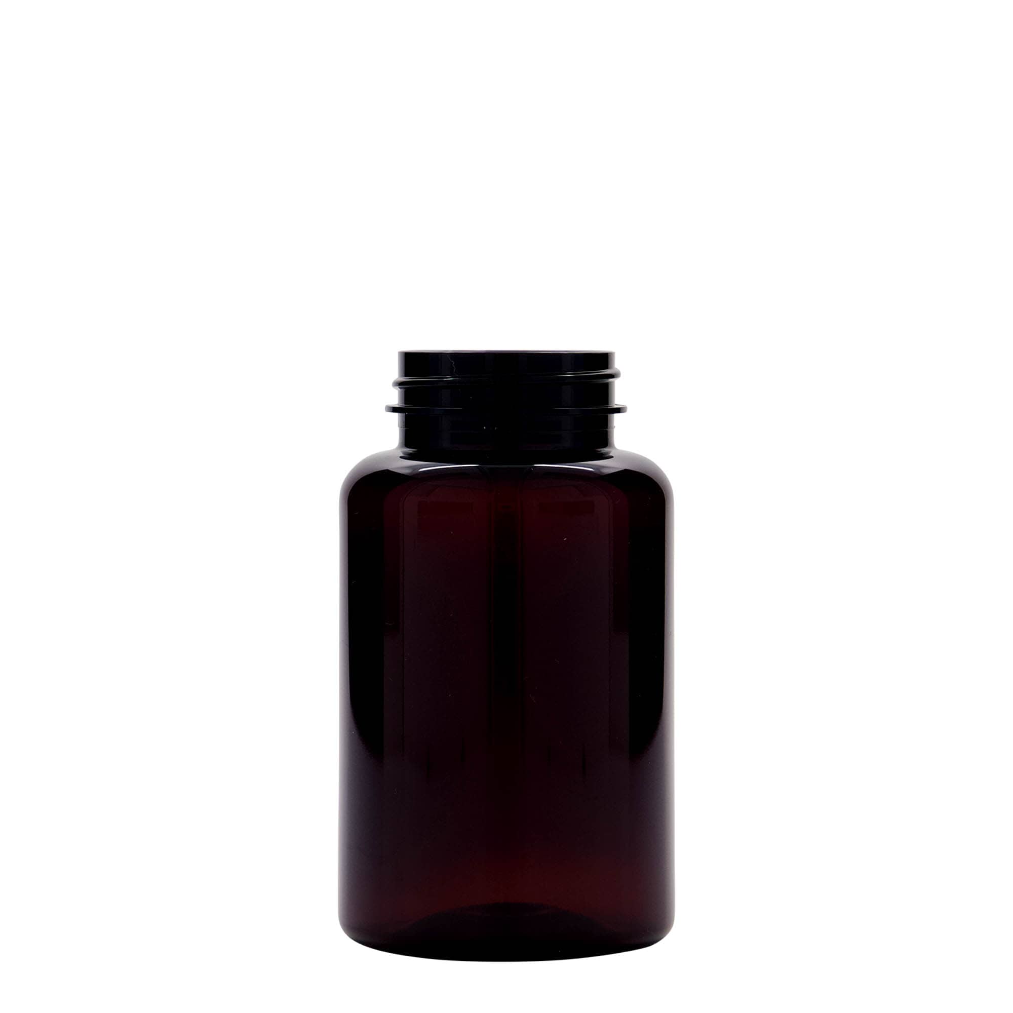 250 ml PET-verpakking, kunststof, bruin, opening: 45/400 250 ml PET-verpakking, kunststof, bruin, opening: 45/400