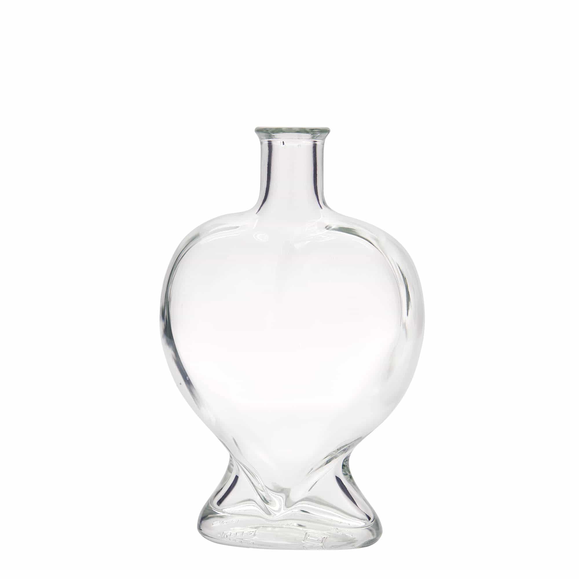 500 ml glazen fles 'Hart', hals: kurk