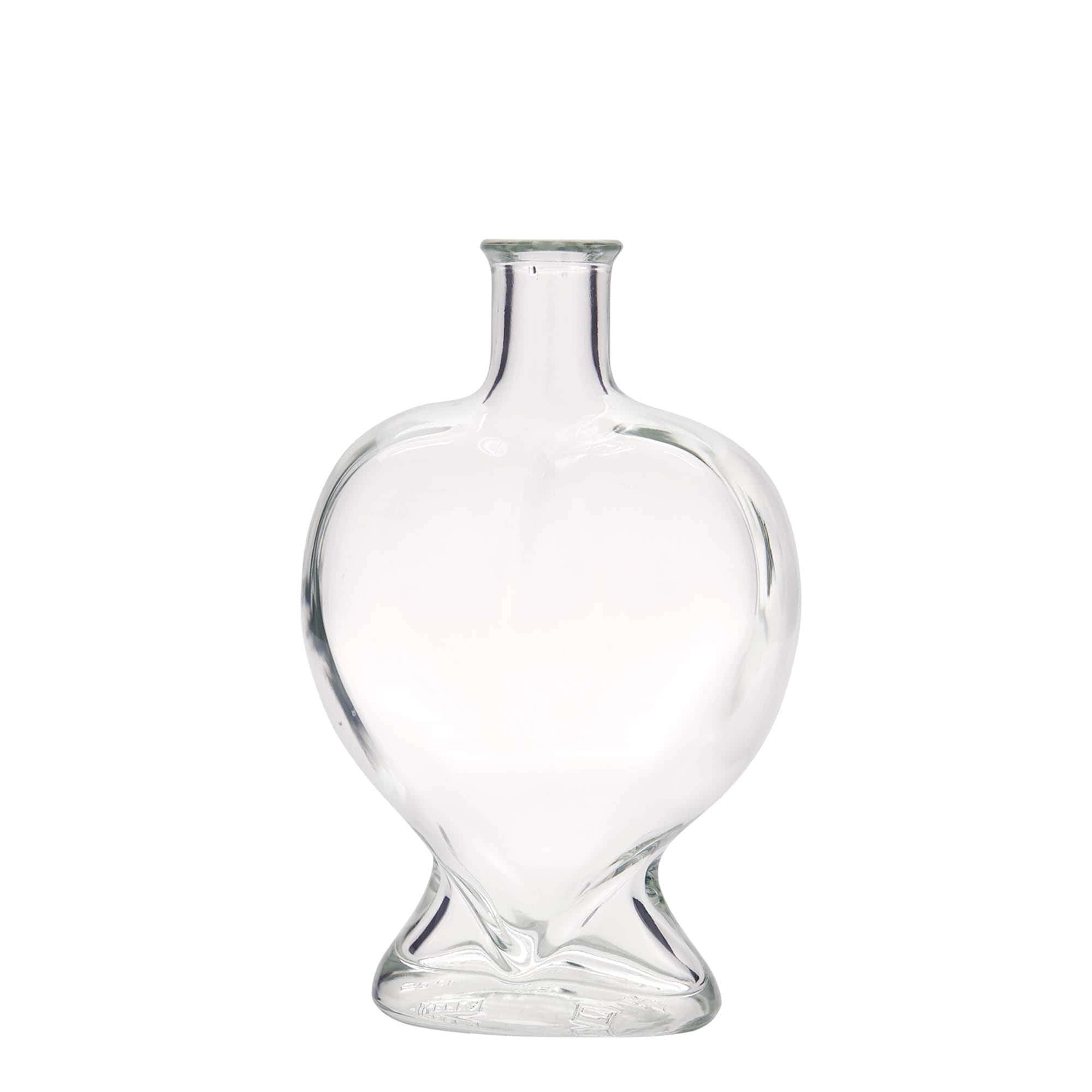 500 ml glazen fles 'Hart', hals: kurk
