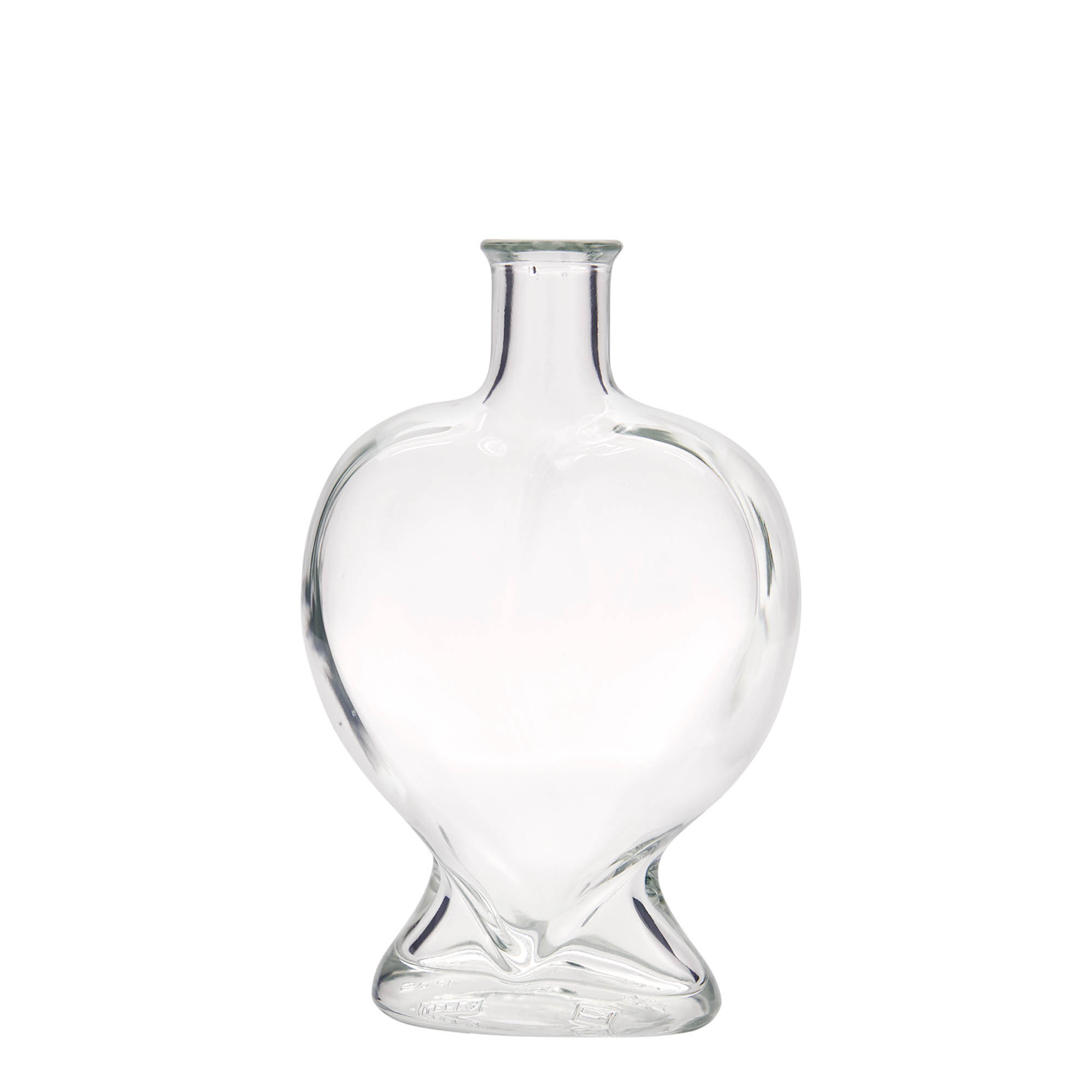 500 ml glazen fles 'Hart', hals: kurk 500 ml glazen fles 'Hart', hals: kurk