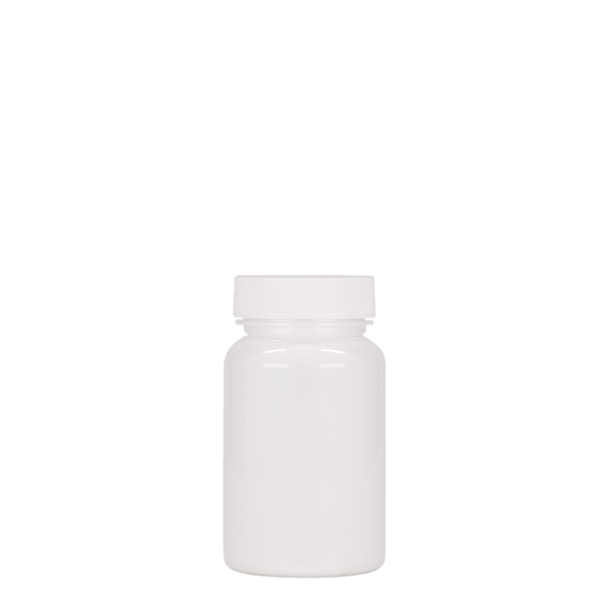Pet-medicijnpotje, 75 ml, kunststof, wit, monding: GPI 38/400