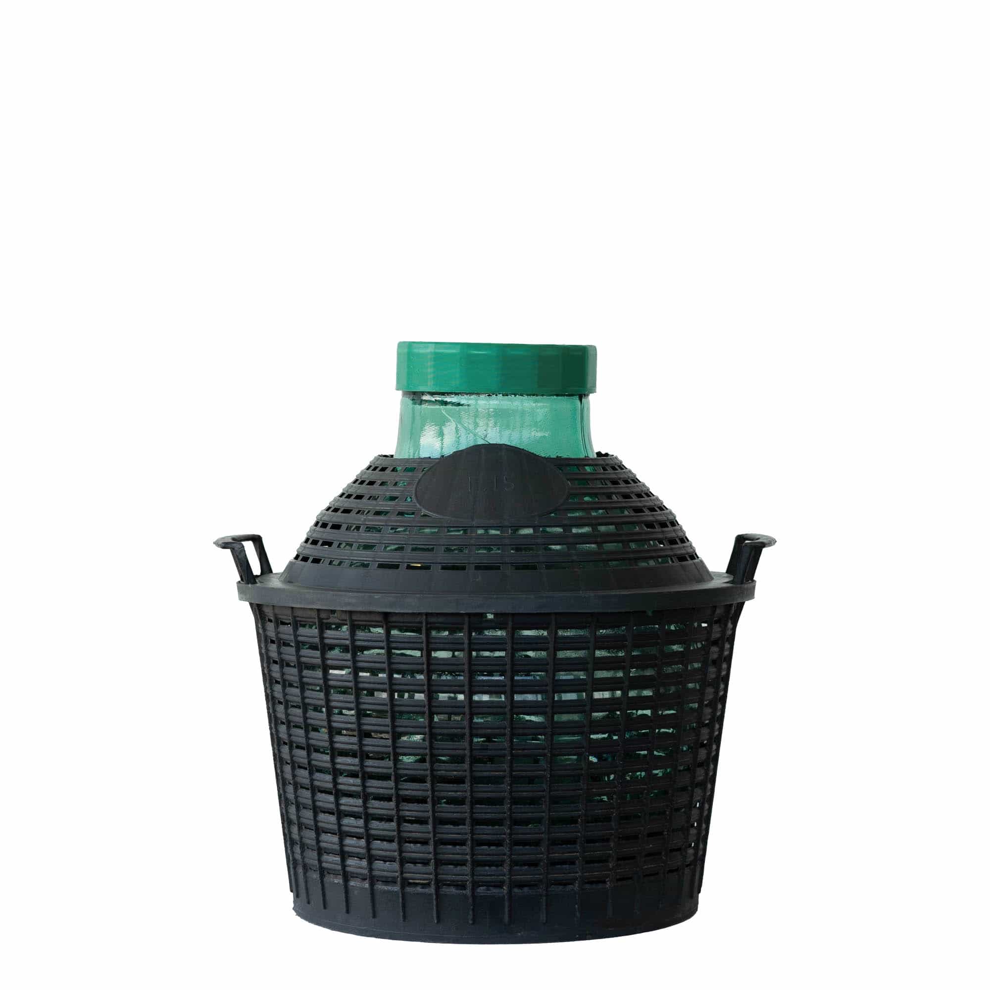 15 l ballonfles brede hals, glas, opening: schroefdop