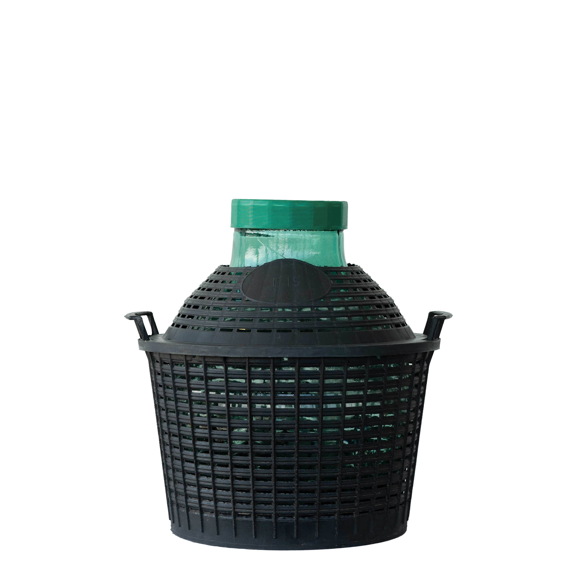 15 l ballonfles brede hals, glas, opening: schroefdop 15 l ballonfles brede hals, glas, opening: schroefdop