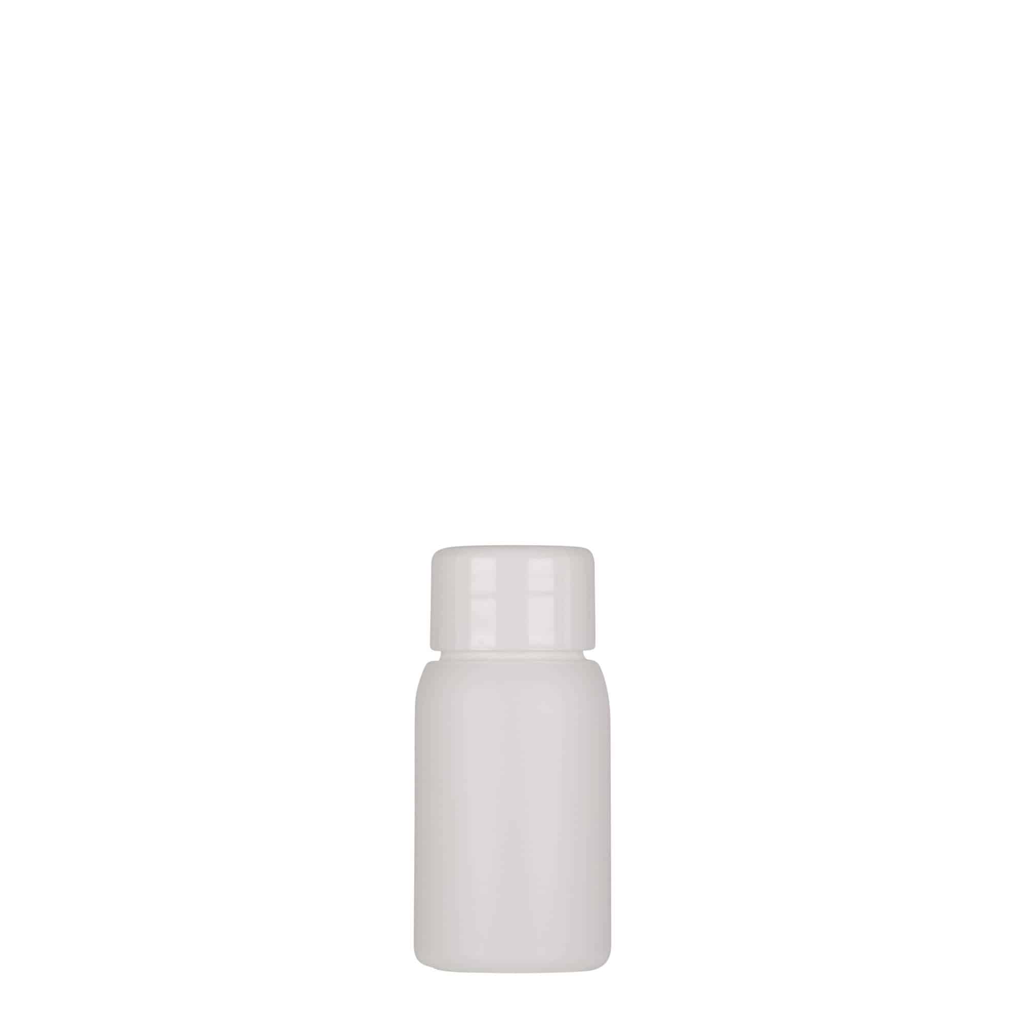 30 ml kunststoffles 'Tuffy', HDPE, wit, hals: 24/410