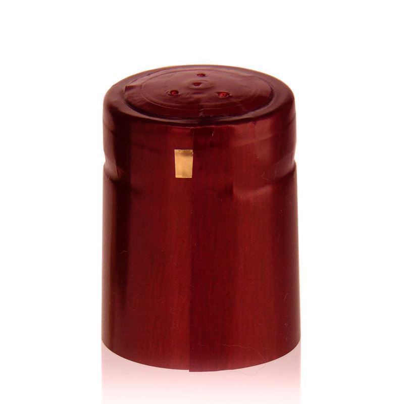 Krimpcapsule 32x41, pvc-kunststof, wijnrood