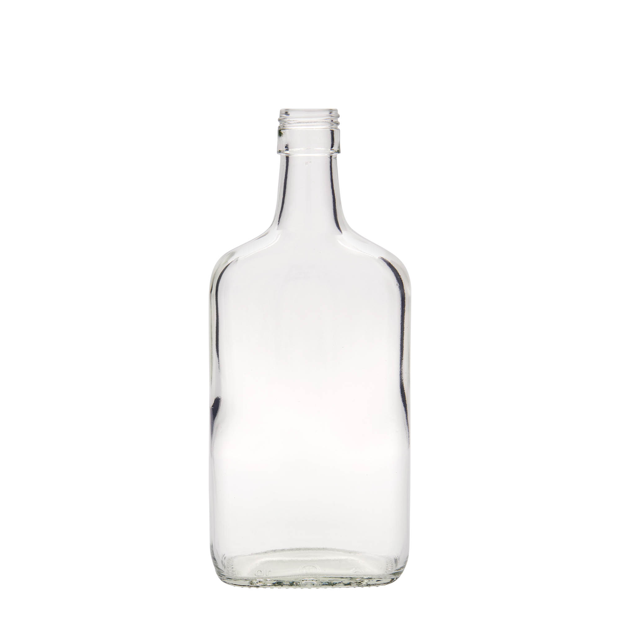 700 ml glazen fles 'Amaretto', rechthoekig, hals: PP 31,5