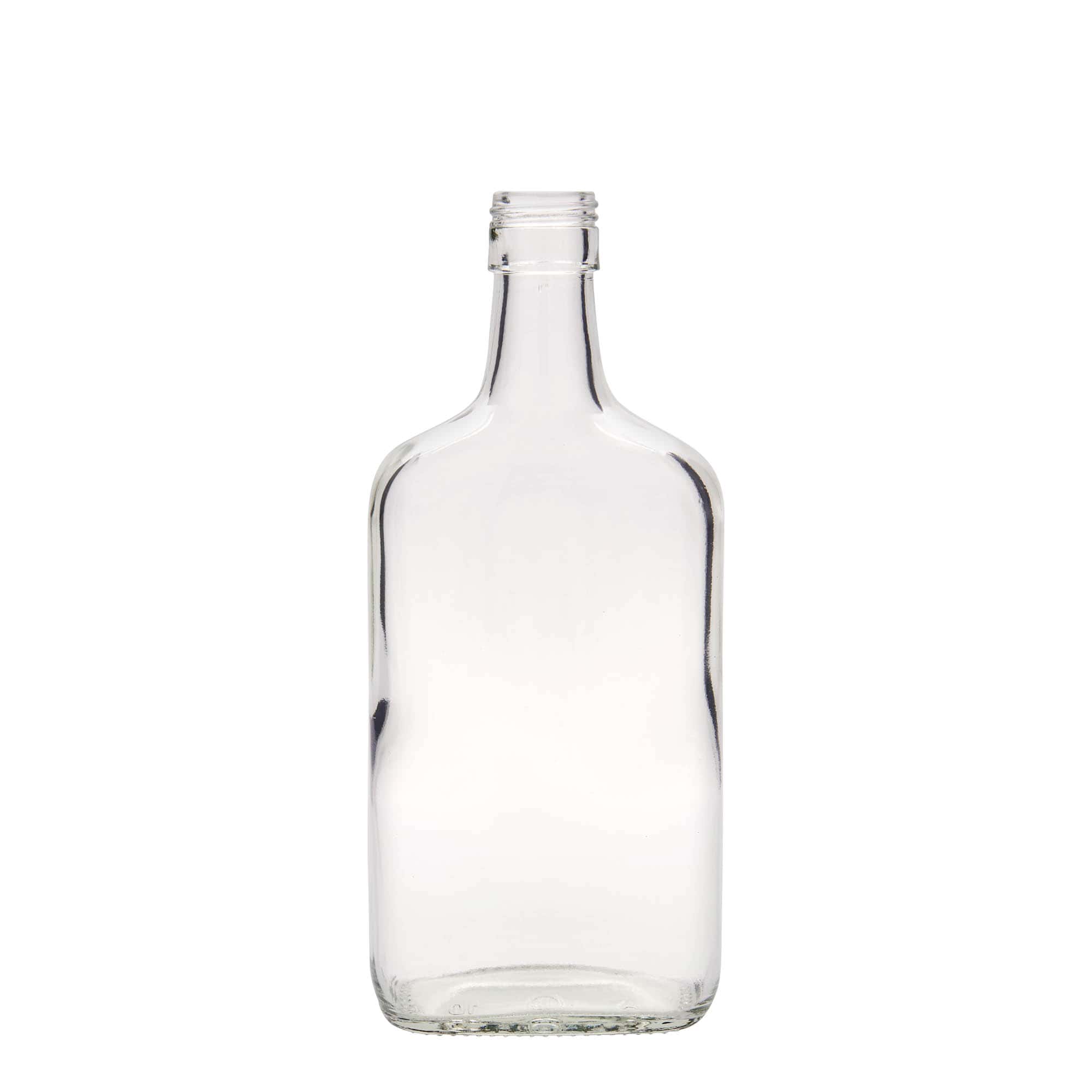 700 ml glazen fles 'Amaretto', rechthoekig, hals: PP 31,5