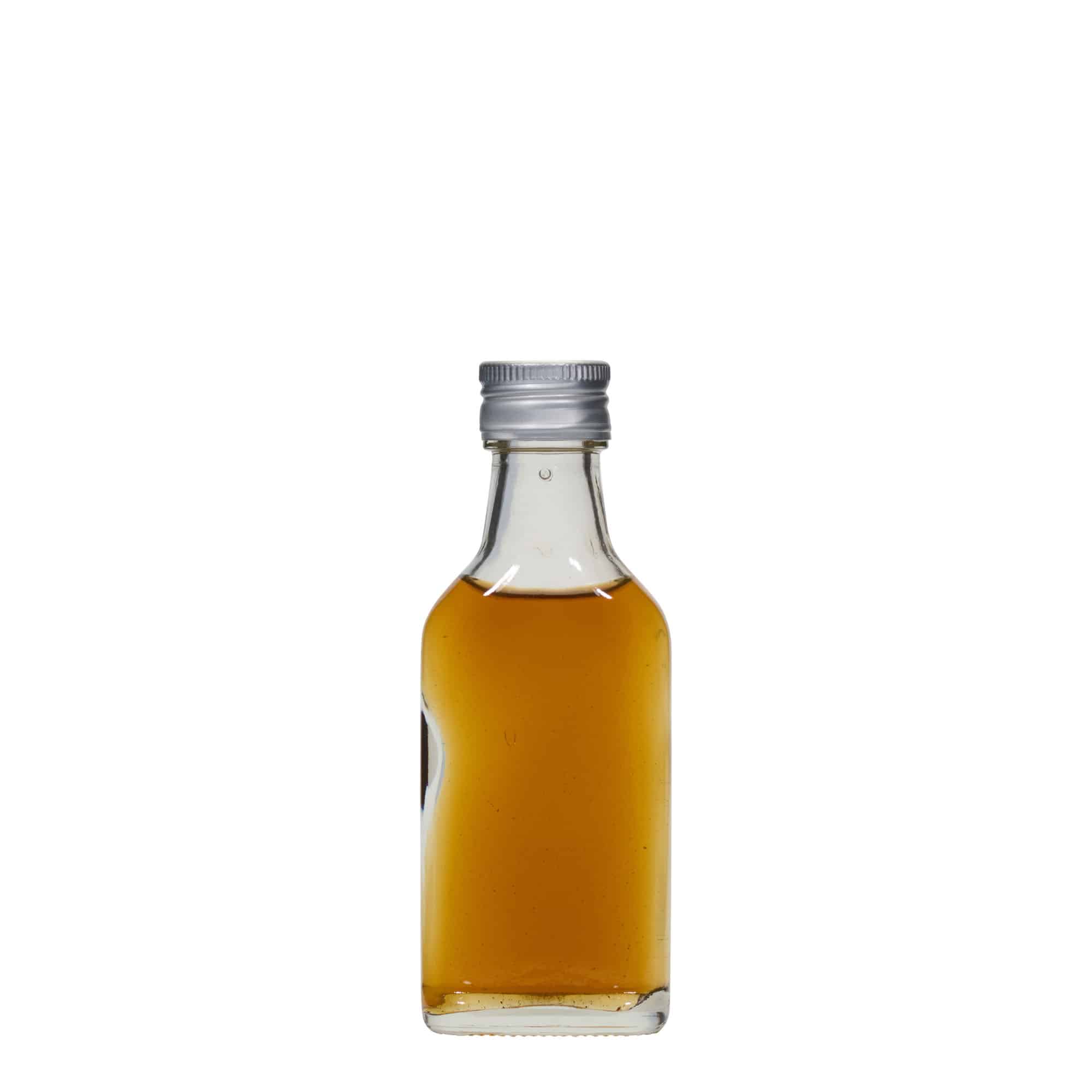 40 ml zakfles, rechthoekig, mondstuk: PP 22