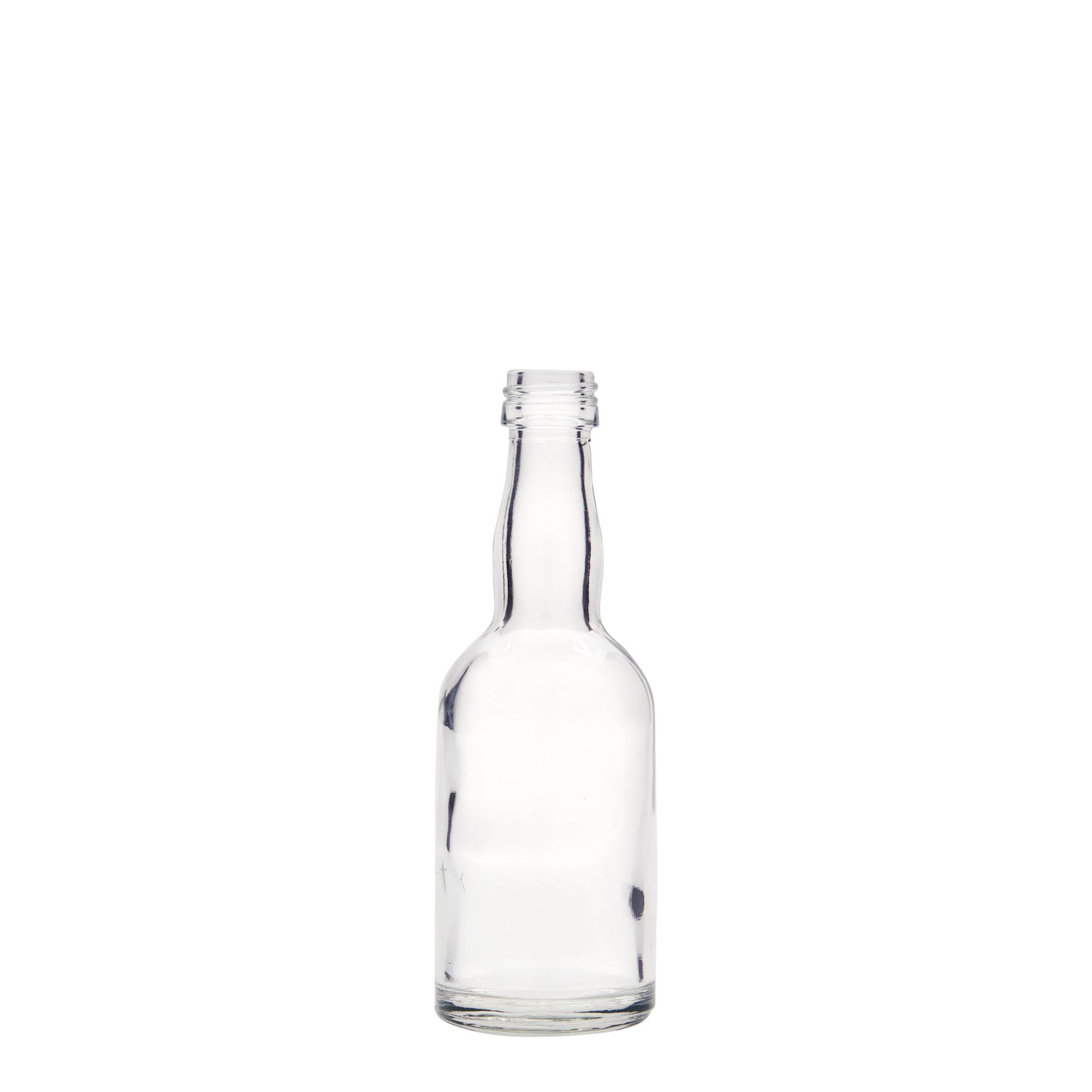 50 ml glazen fles 'Proba', opening: PP 18 50 ml glazen fles 'Proba', opening: PP 18