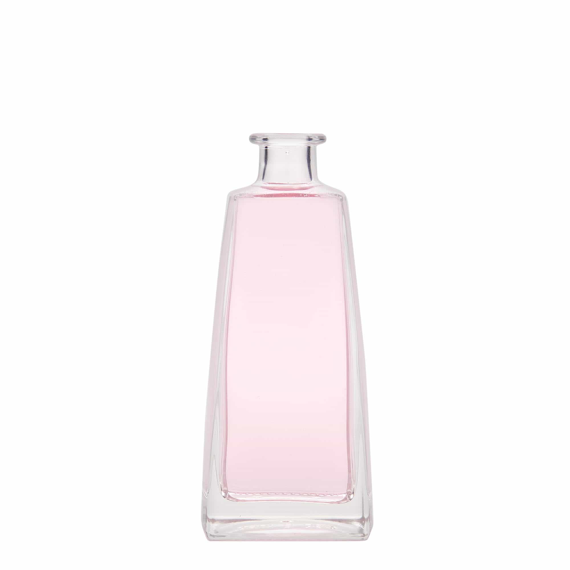 350 ml glazen fles 'Timmy', rechthoekig, opening: kurk