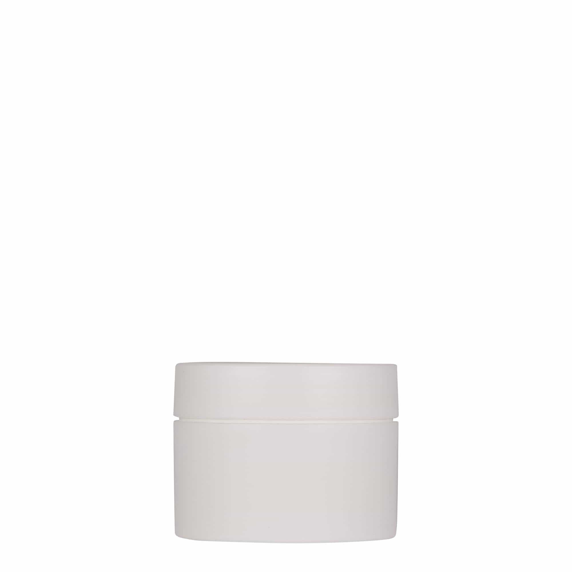 50 ml kunststofpot 'Antonella', PP, wit, opening: schroefdop