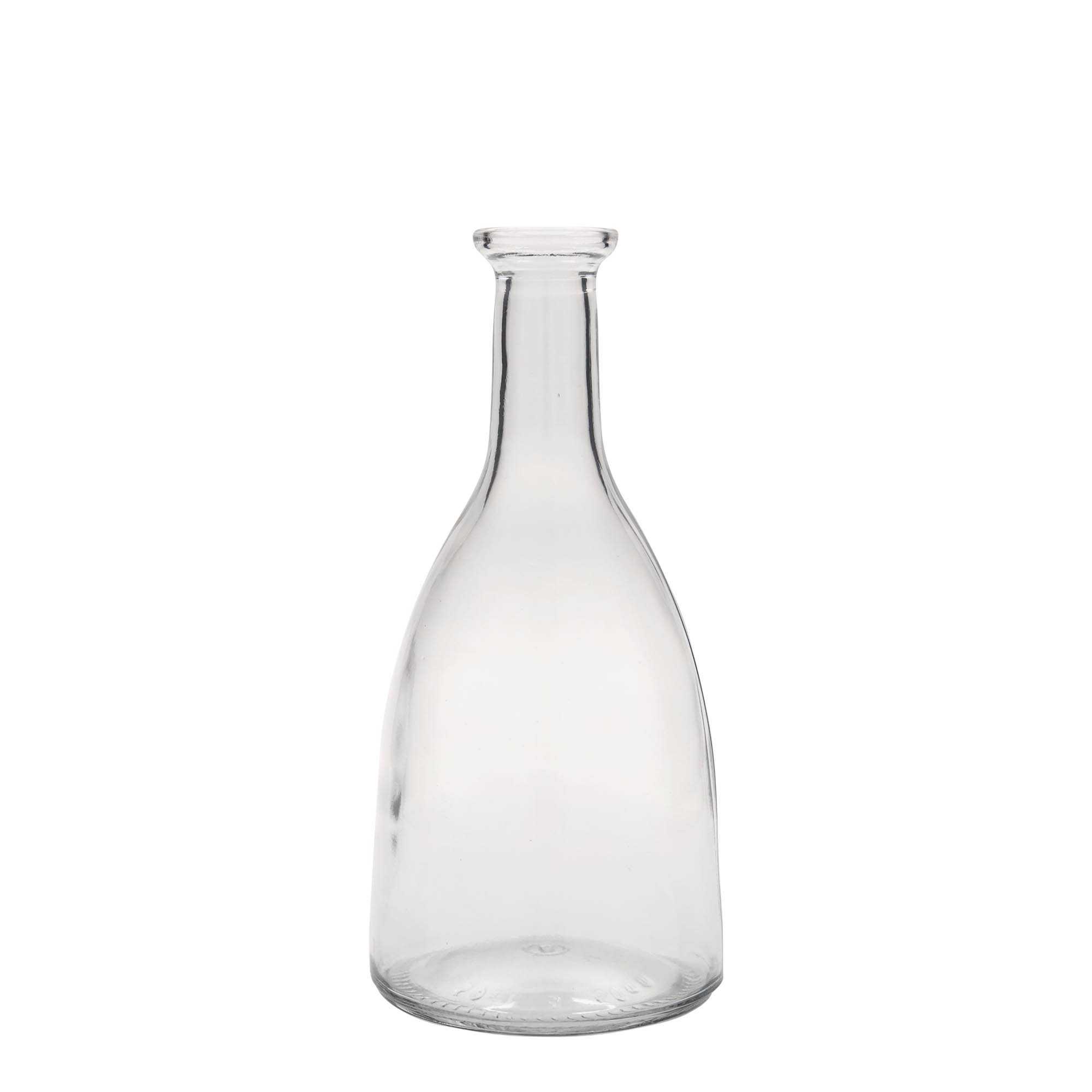 500 ml glazen fles 'Viola', hals: kurk