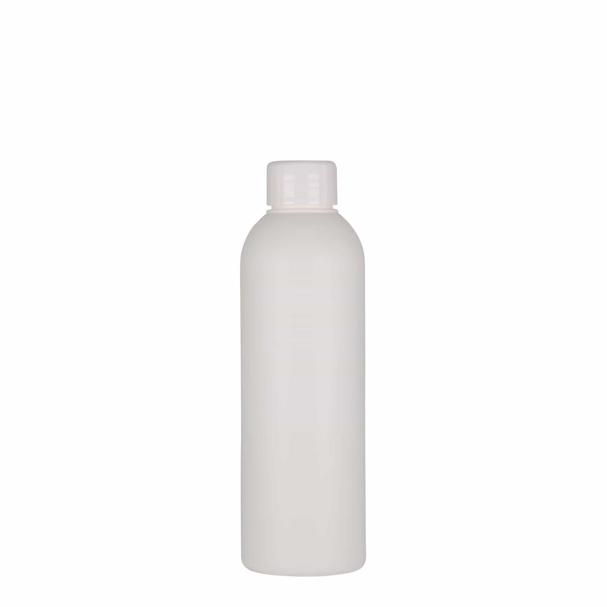200 ml kunststoffles 'Tuffy', HDPE, wit, hals: 24/410