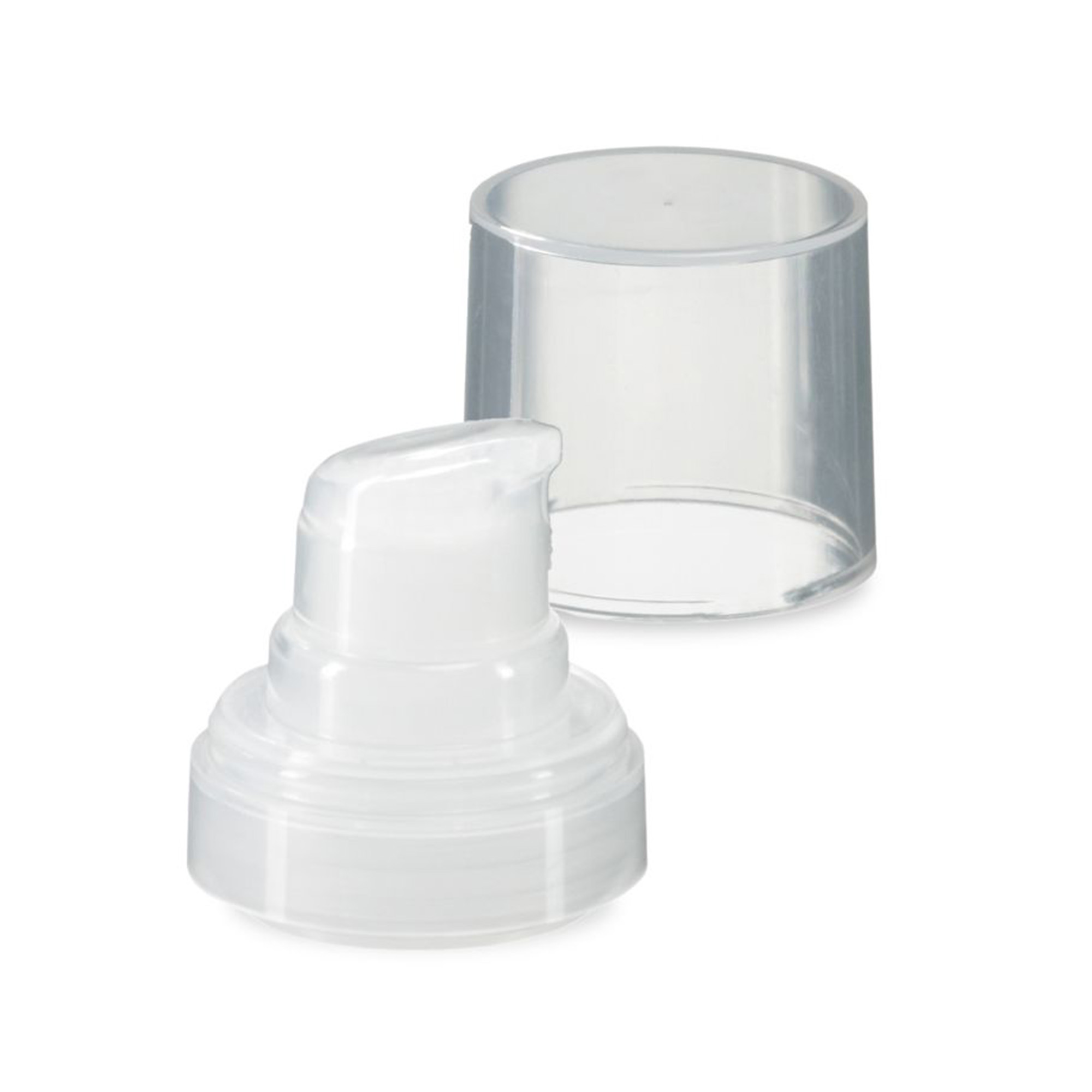 Airless-kop Micro naturel + naturelgekleurde, glanzende stekkap Airless-kop Micro naturel + naturelgekleurde, glanzende stekkap