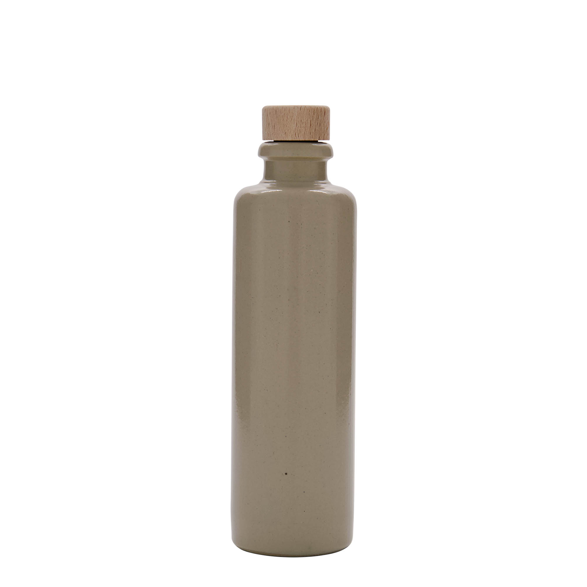 200 ml Tonkruik, steengoed, beige, opening: kurk