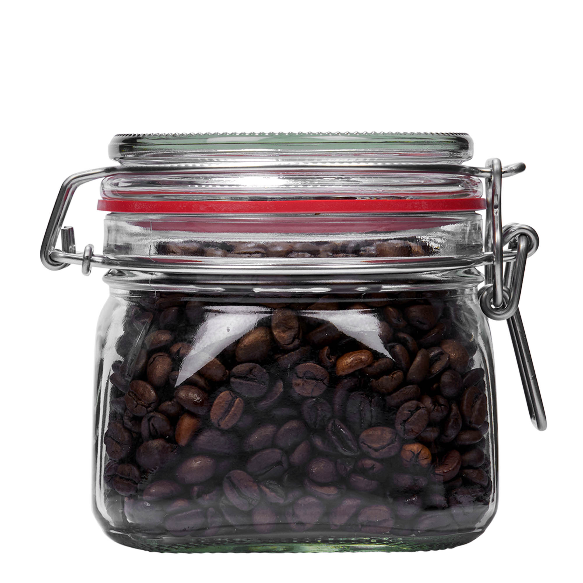 550 ml draadsluitingglas, vierkant, opening: draadsluitingsmechanisme