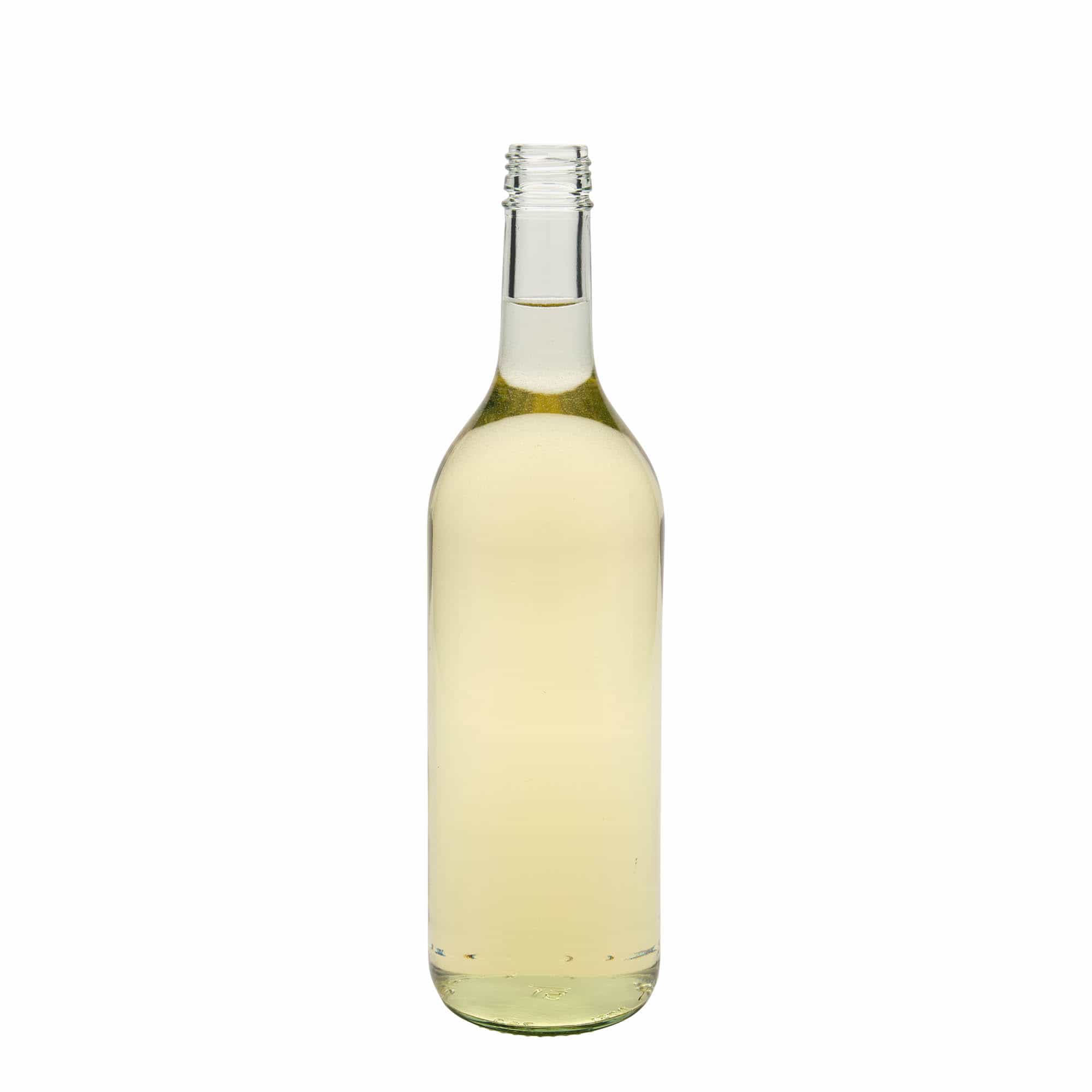 Glazen fles 'Bordeaux', 750 ml, monding: PP 28