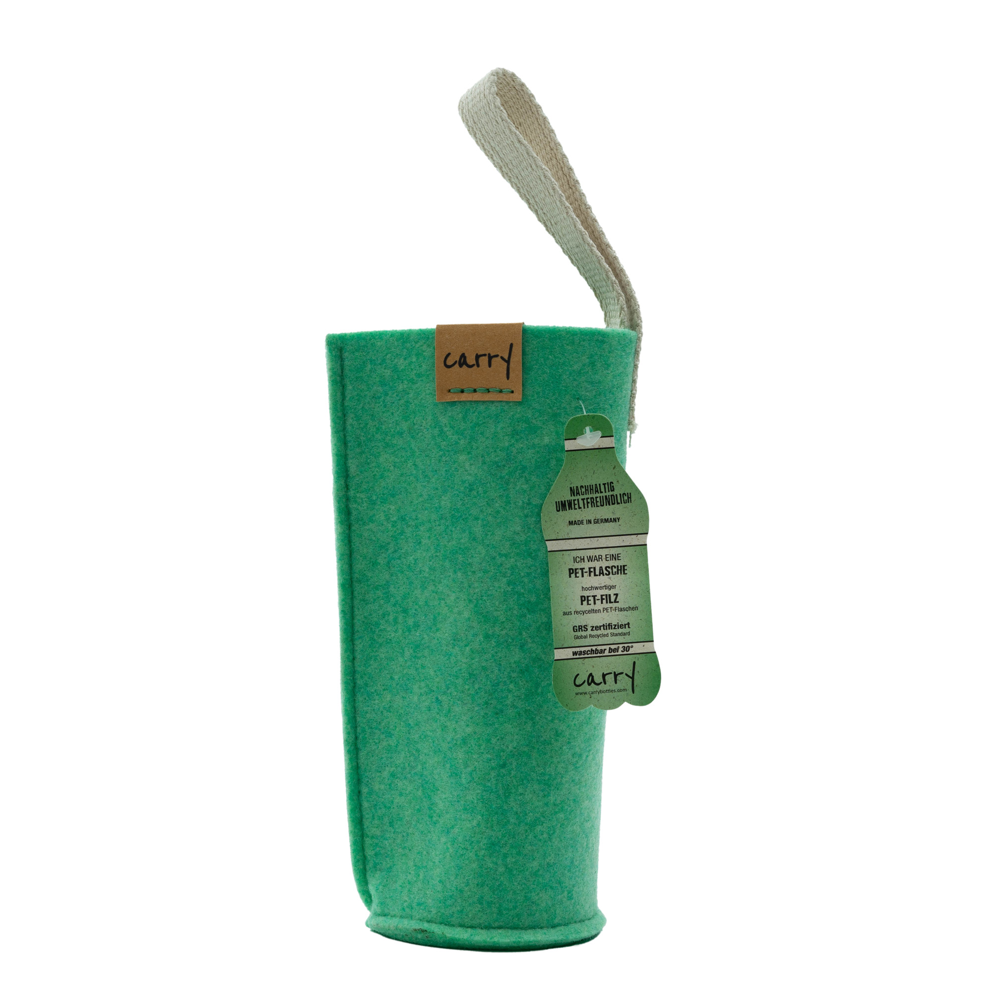 CARRY Sleeve, textiel, muntgroen