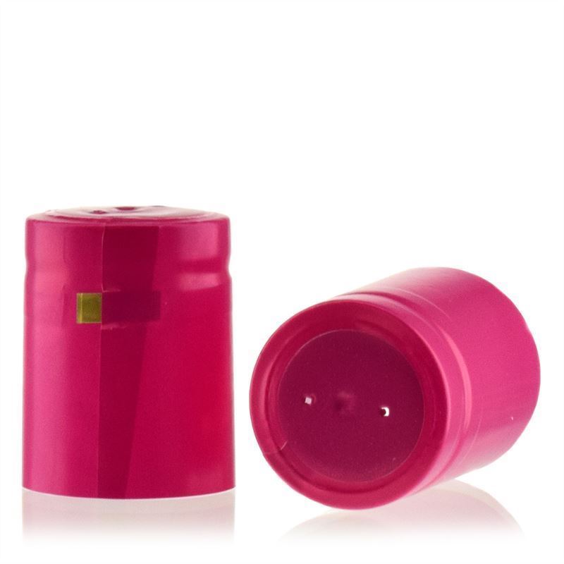Krimpcapsule 32x41, pvc-kunststof, roze