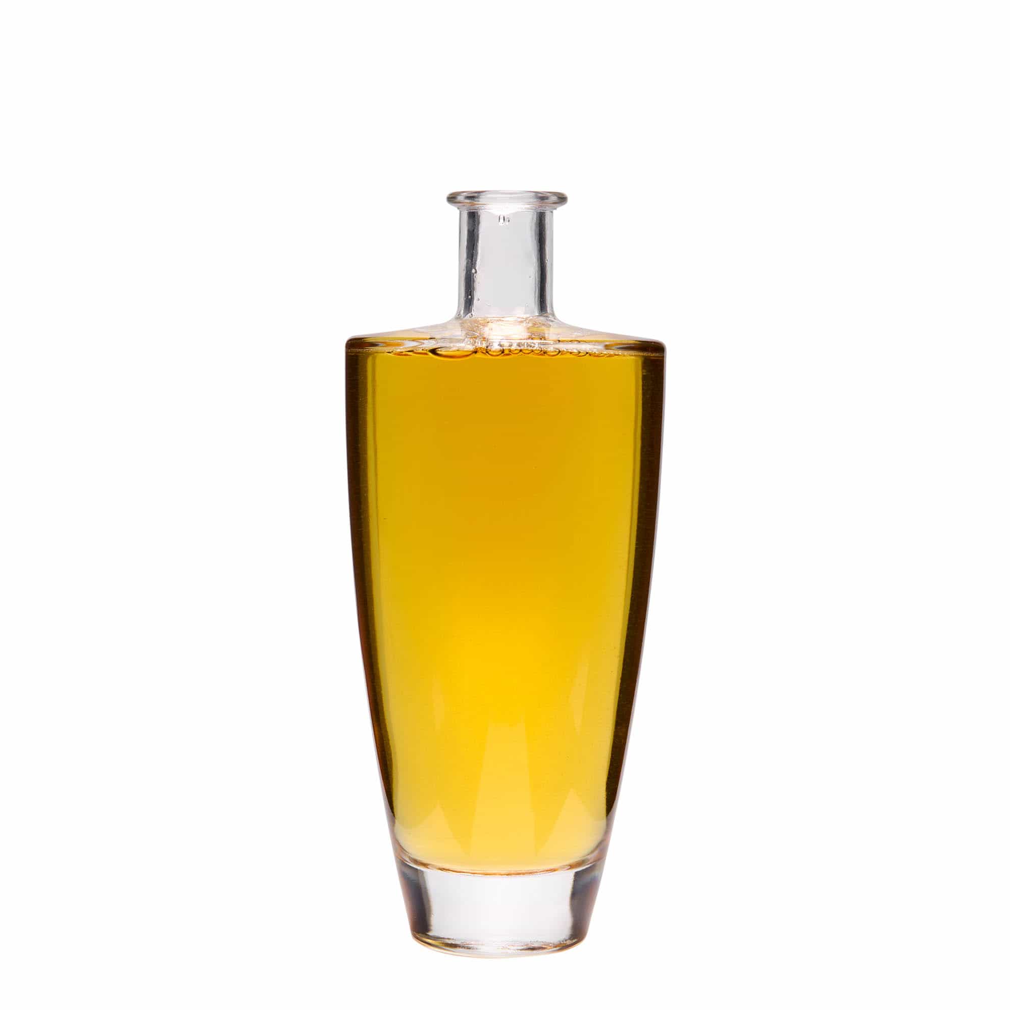 Glazen fles 'Vanessa', 500 ml, ovaal, monding: kurk