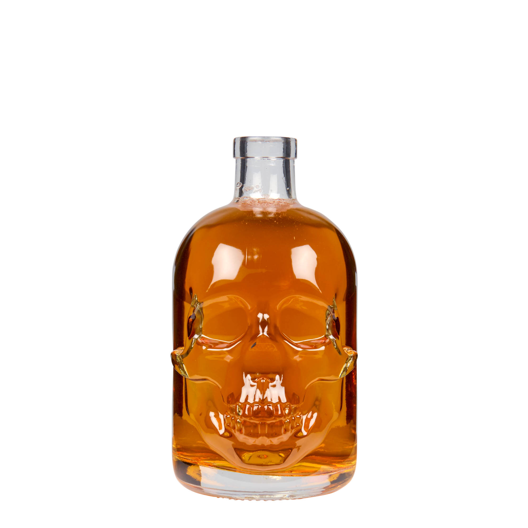 500 ml glazen fles 'Doodskop', opening: kurk 500 ml glazen fles 'Doodskop', opening: kurk