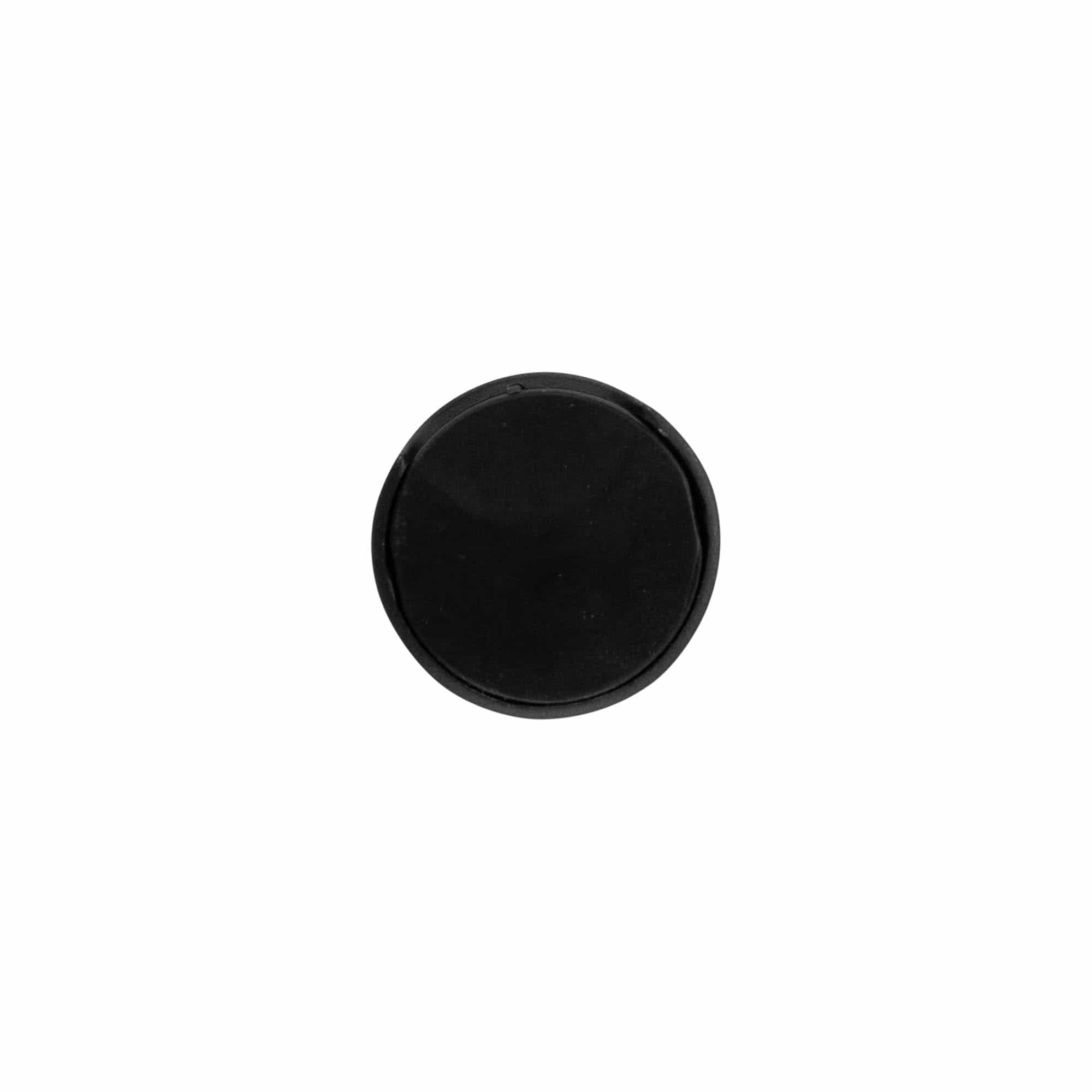 Schroefdop Disc Top, PP-kunststof, zwart, voor opening: 24/410
